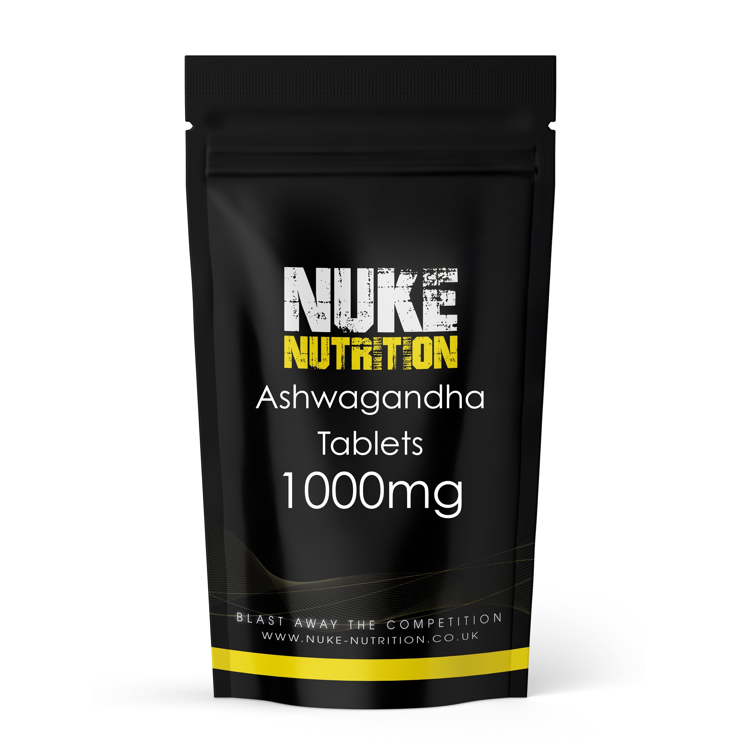 Nuke Nutrition — Ashwagandha 1000mg Tablets (3% Withanolides)