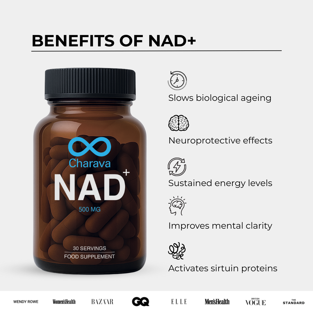 Charava UK — NAD+ 500mg Capsules