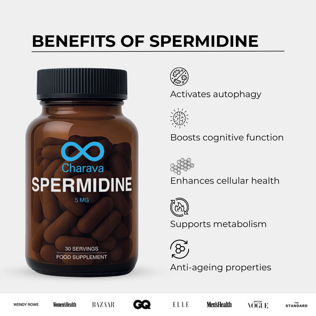 Charava UK — Spermidine 5mg Capsules