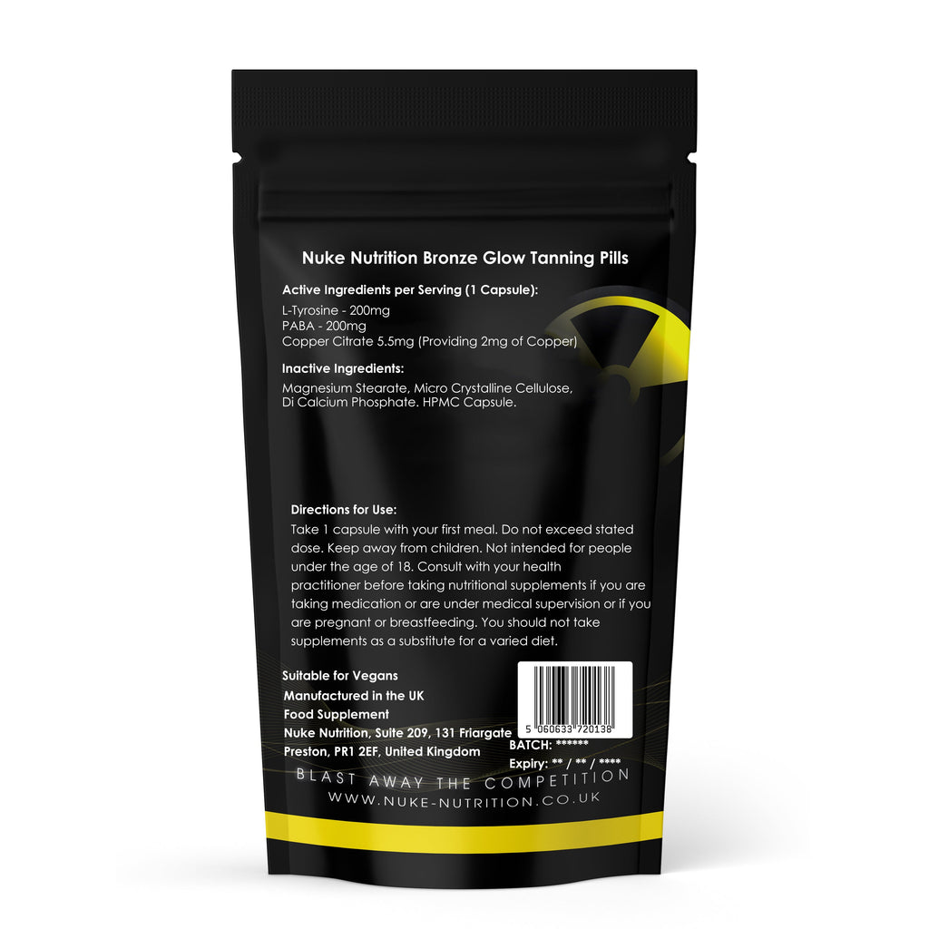 Nuke Nutrition — Bronze Glow Tanning Capsules