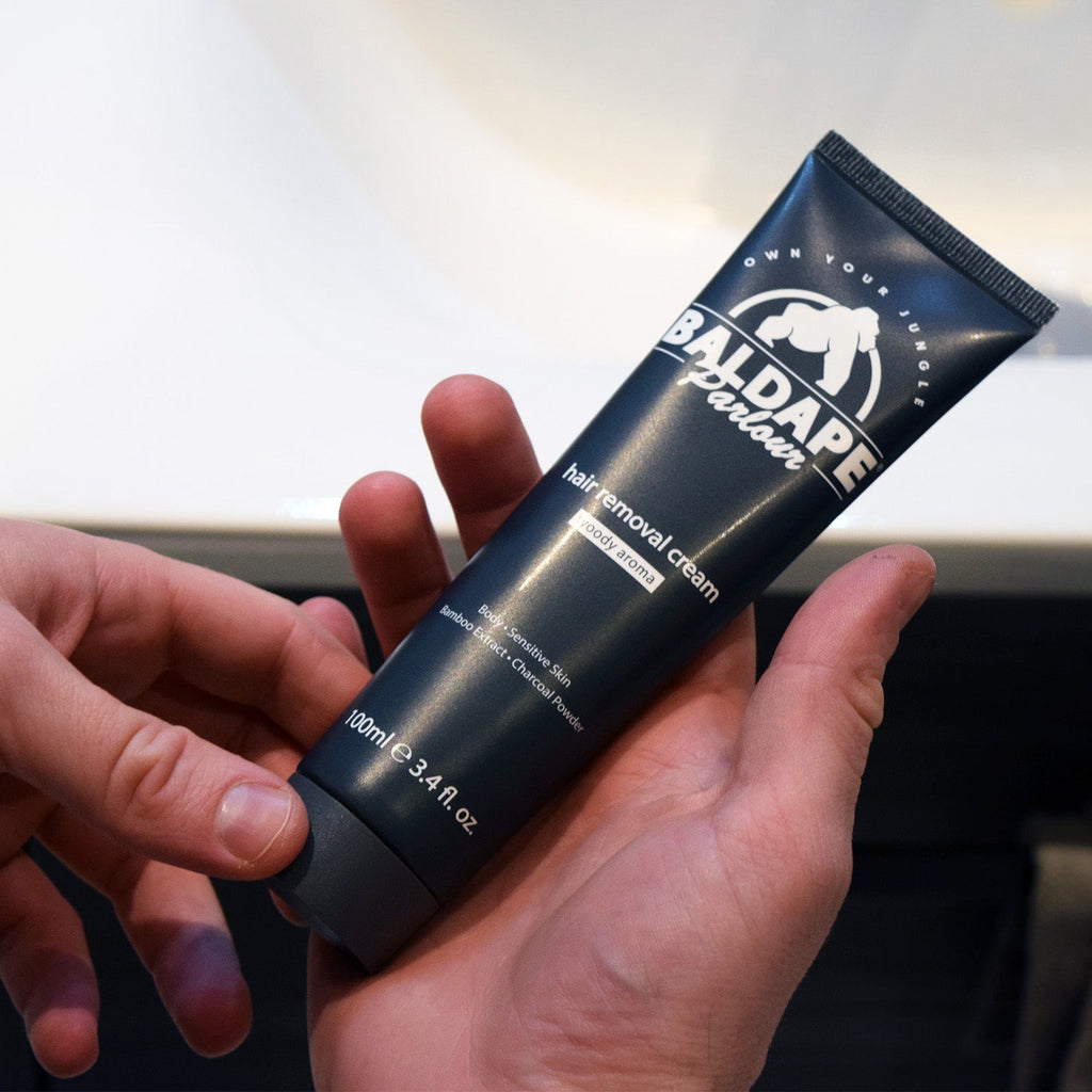 Baldape Parlour – Charcoal Body Hair Removal Cream
