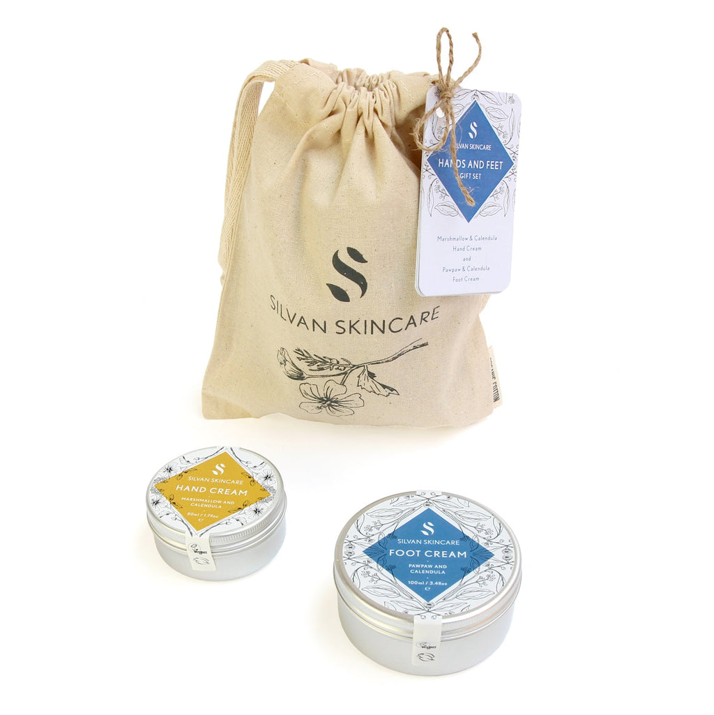 Silvan Skincare – Hands & Feet Gift Set (Hand Cream 50ml + Foot Cream 100ml)
