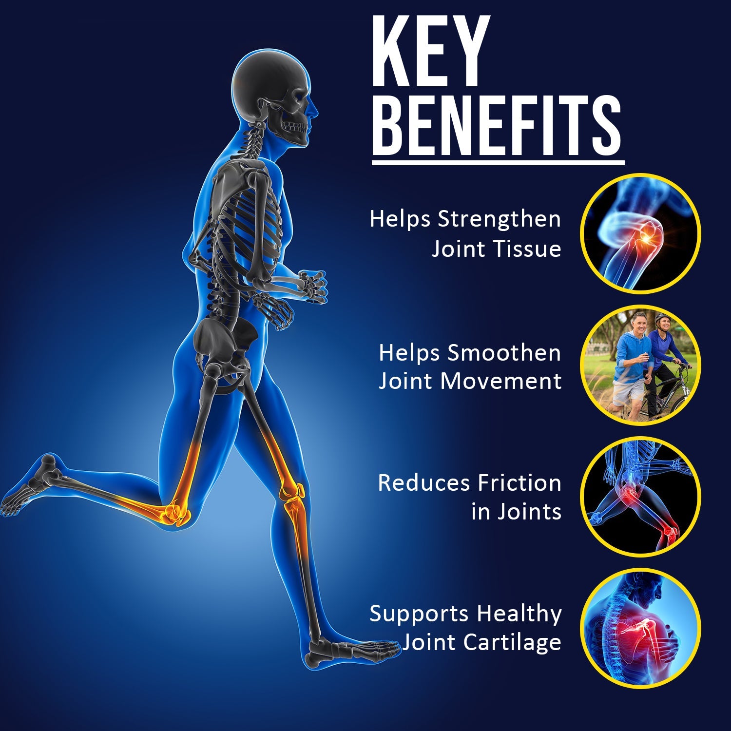 Nuke Nutrition — Joint Support Complex (Glucosamine + Chondroitin) Capsules