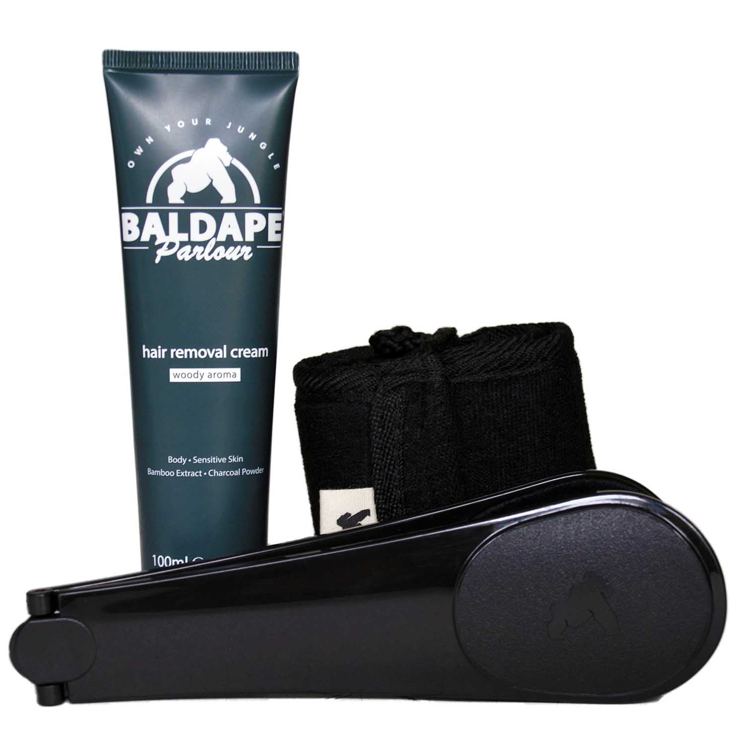 Baldape Parlour – The Silverback Kit (Back & Body Hair Removal System)