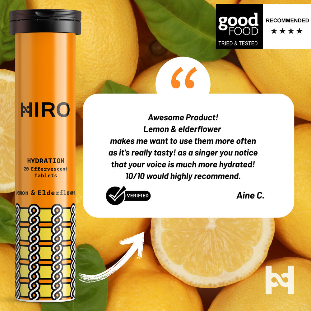 HIRO - Hydration - Lemon & Elderflower Triple Pack