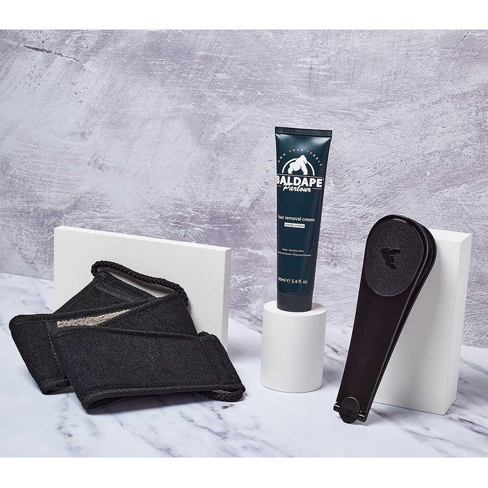 Baldape Parlour – The Silverback Kit (Back & Body Hair Removal System)