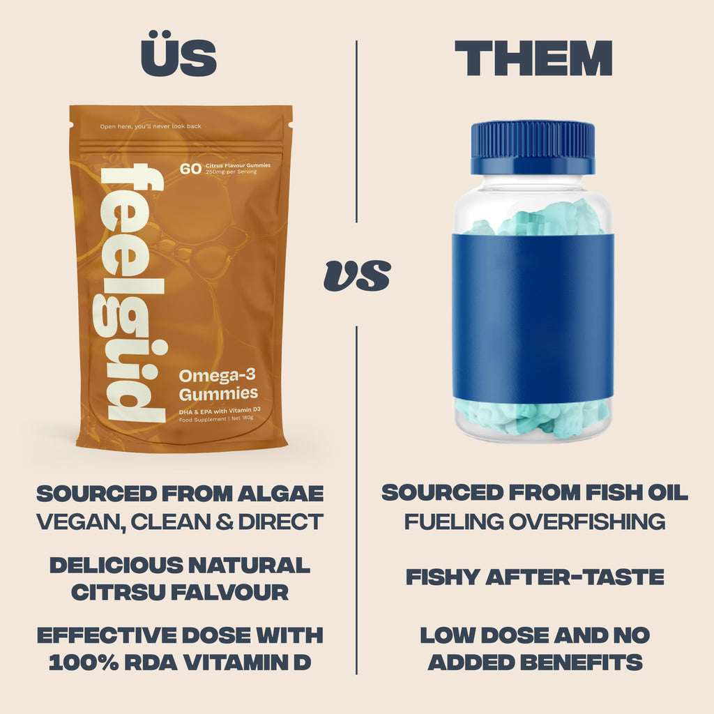 Feel Güd — Vegan Omega-3 + Vitamin D3 Gummies