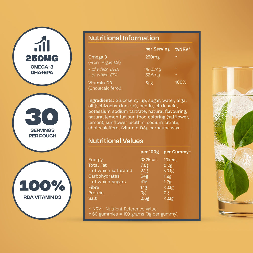 Feel Güd — Vegan Omega-3 + Vitamin D3 Gummies