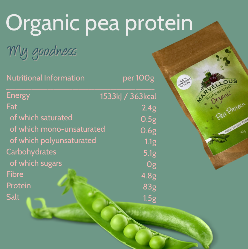 Marvellous Superfood — Organic Pea Protein Powder
