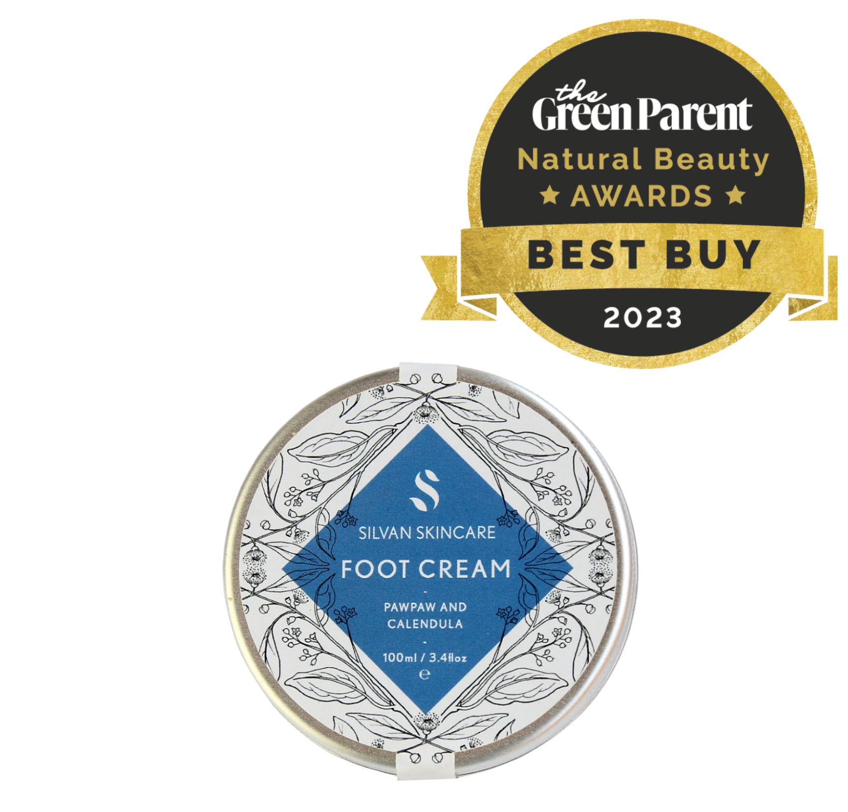 Silvan Skincare – Pawpaw & Calendula Foot Cream (100ml)