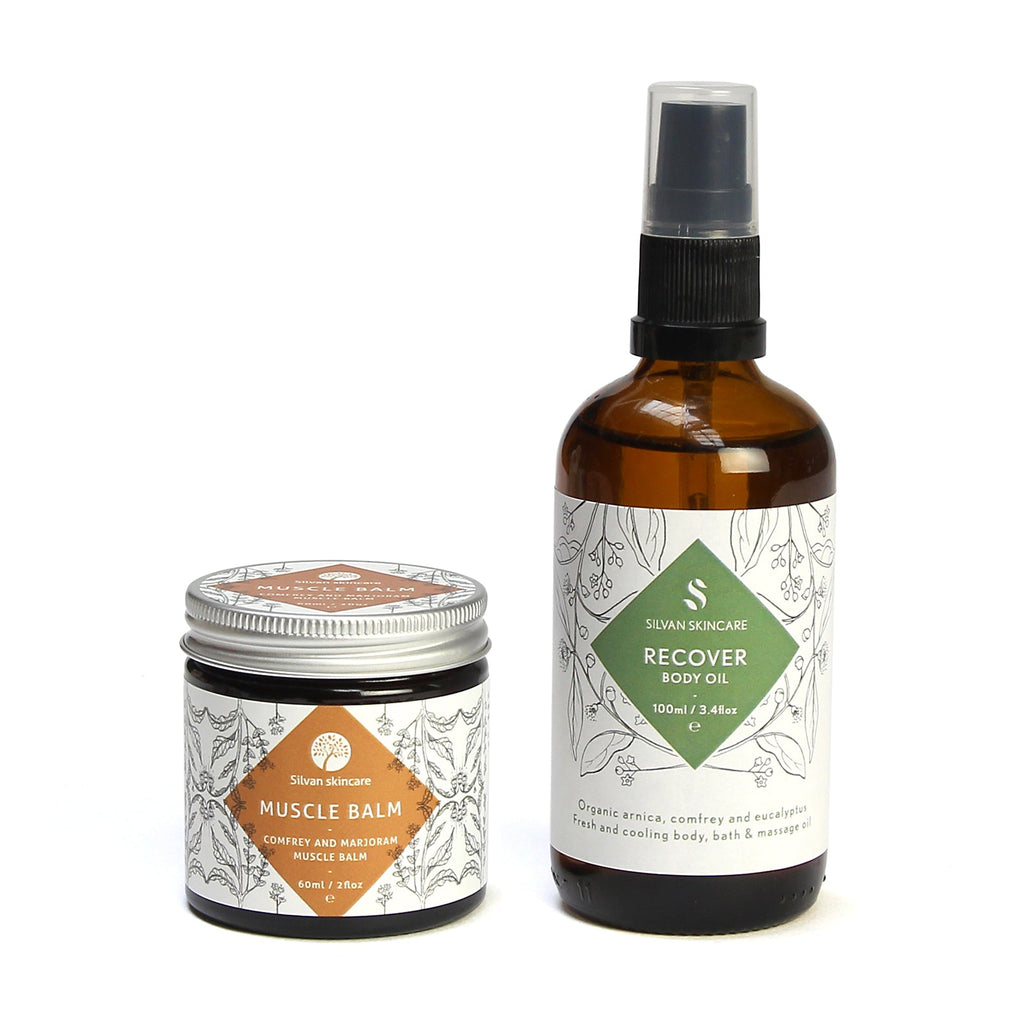 Silvan Skincare – Muscle Balm & Recover Body Oil Gift Set (Muscle Balm 60ml + Recover Body Oil 100ml)