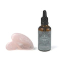 Silvan Skincare – Radiance Gua Sha Facial Set (Radiance Face Oil 50ml + Rose Quartz Gua Sha Stone)