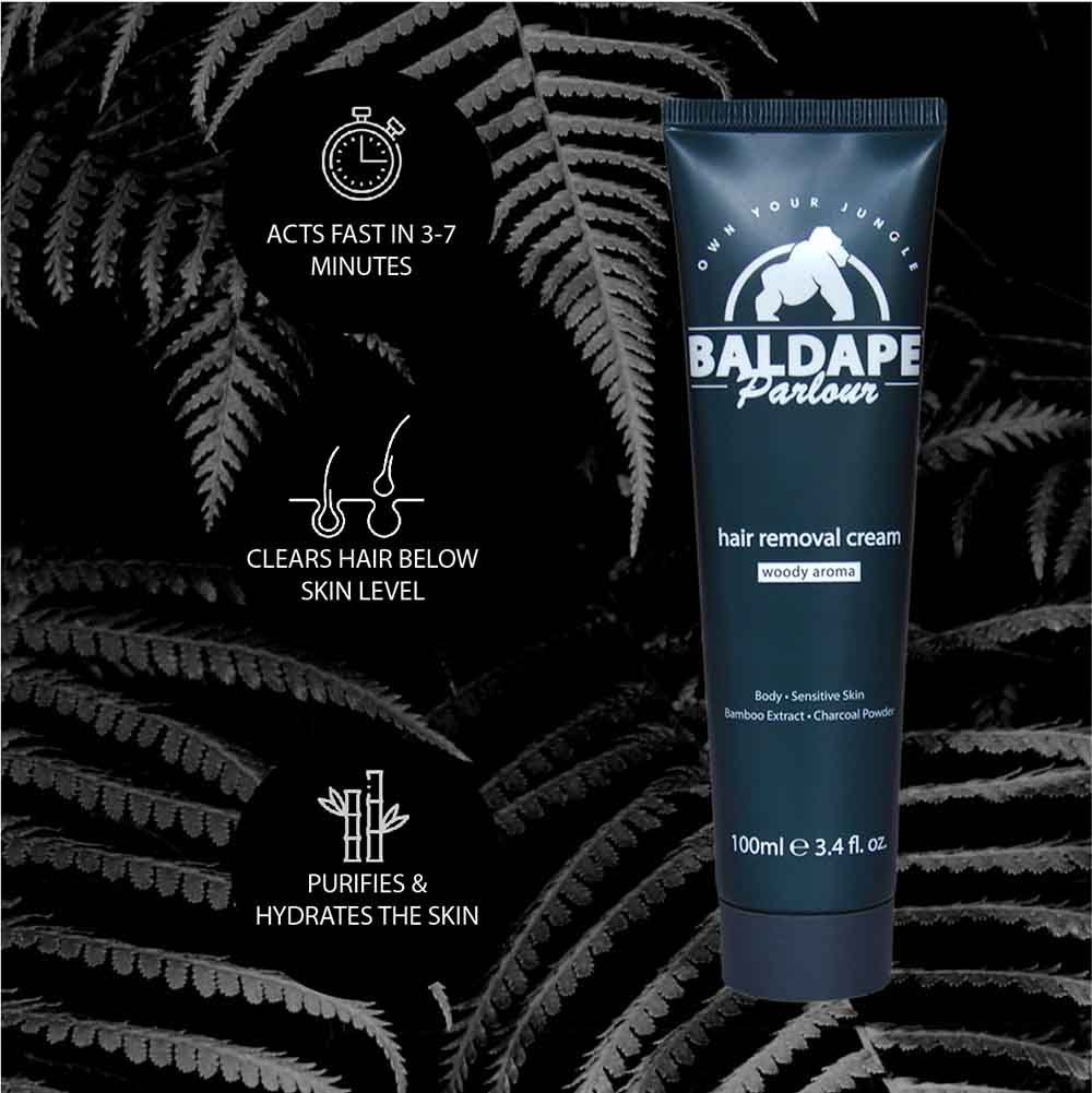 Baldape Parlour – The Silverback Kit (Back & Body Hair Removal System)
