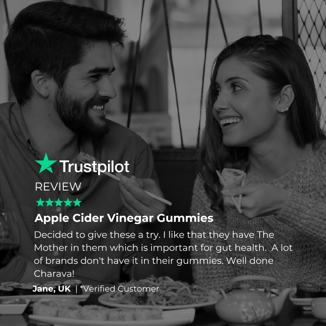 Charava UK — Apple Cider Vinegar (ACV) Gummies (with “The Mother”)