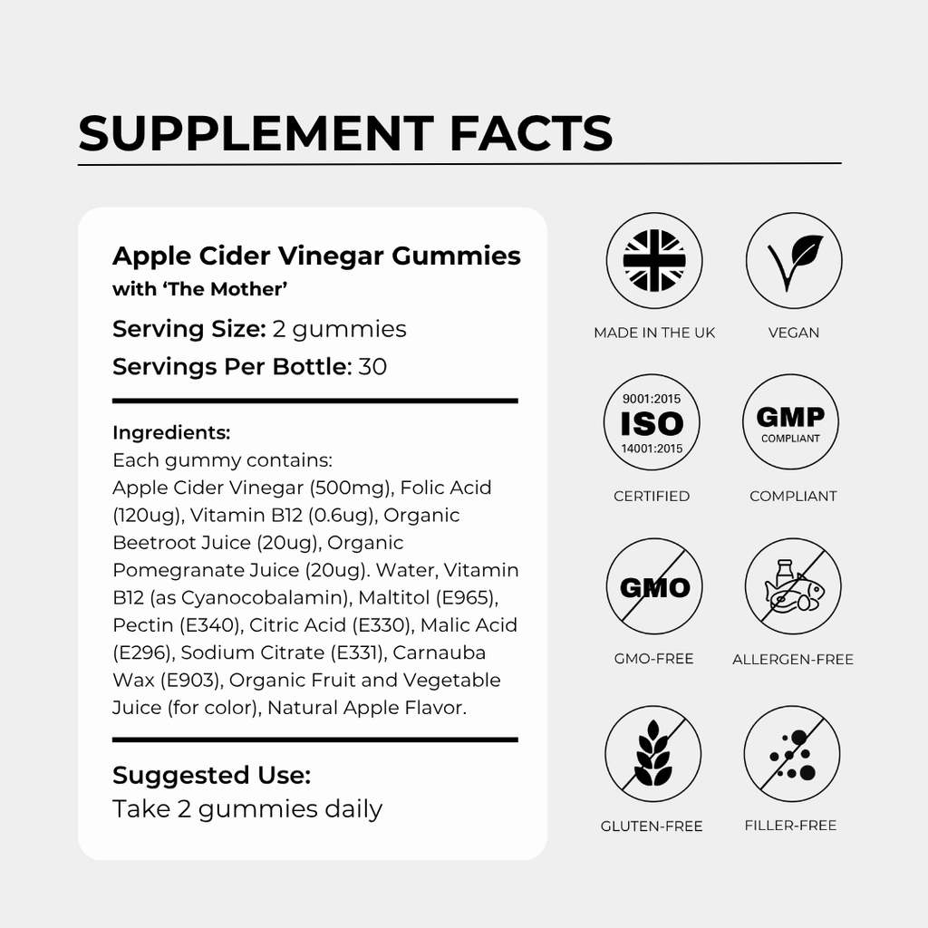Charava UK — Apple Cider Vinegar (ACV) Gummies (with “The Mother”)