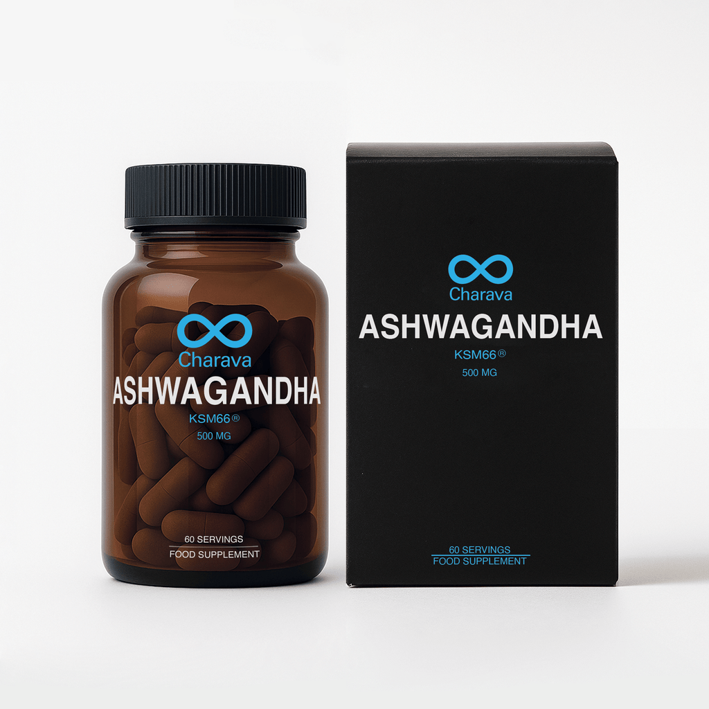 Charava UK — KSM-66® Ashwagandha (Withania somnifera) Capsules