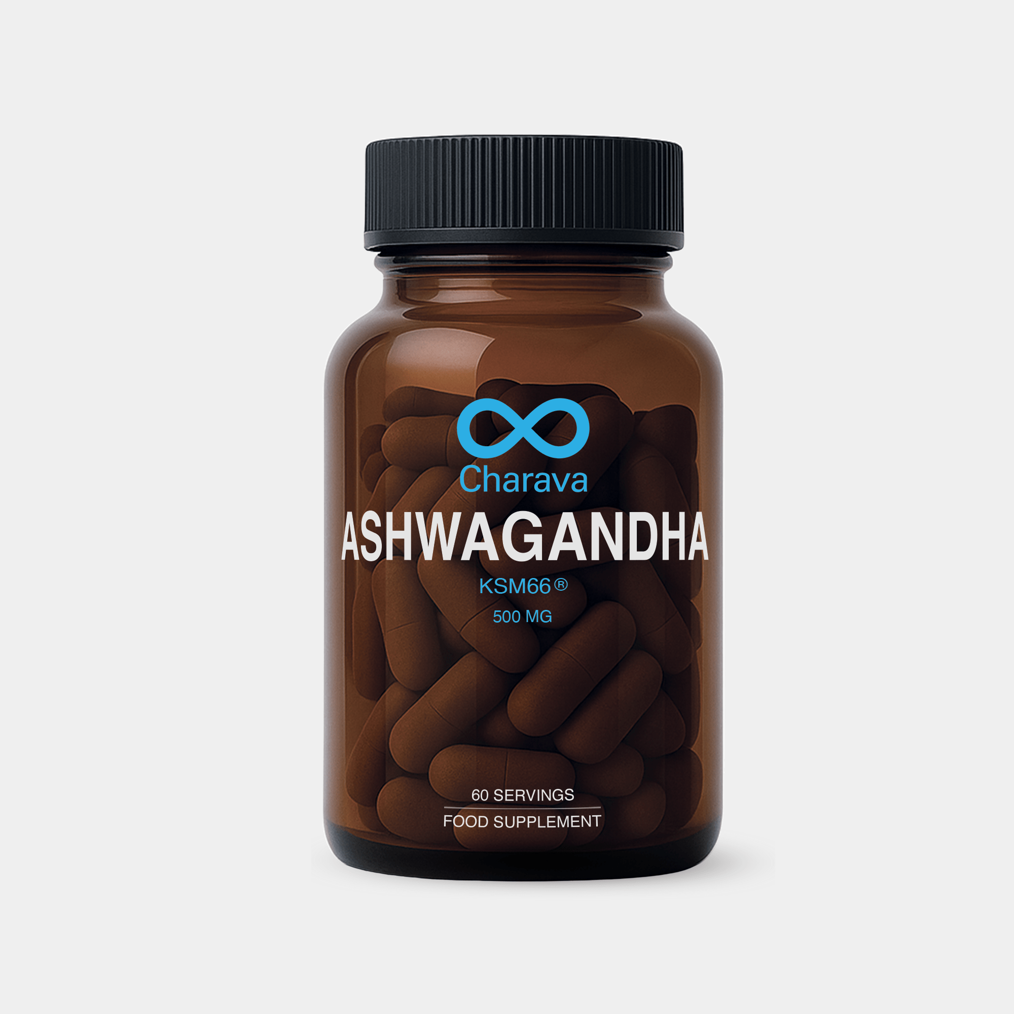 Charava UK — KSM-66® Ashwagandha (Withania somnifera) Capsules