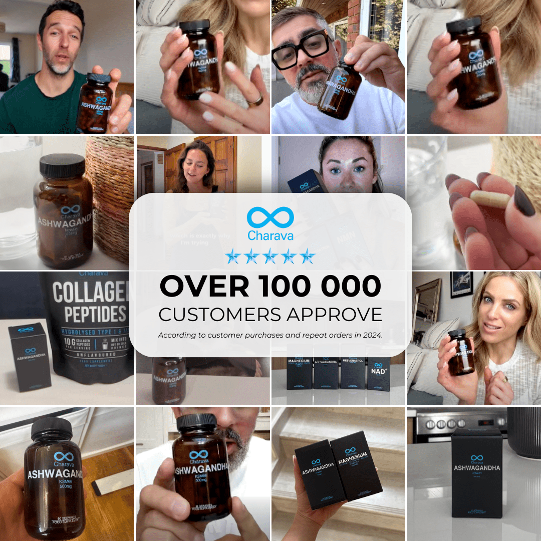 Charava UK — KSM-66® Ashwagandha (Withania somnifera) Capsules