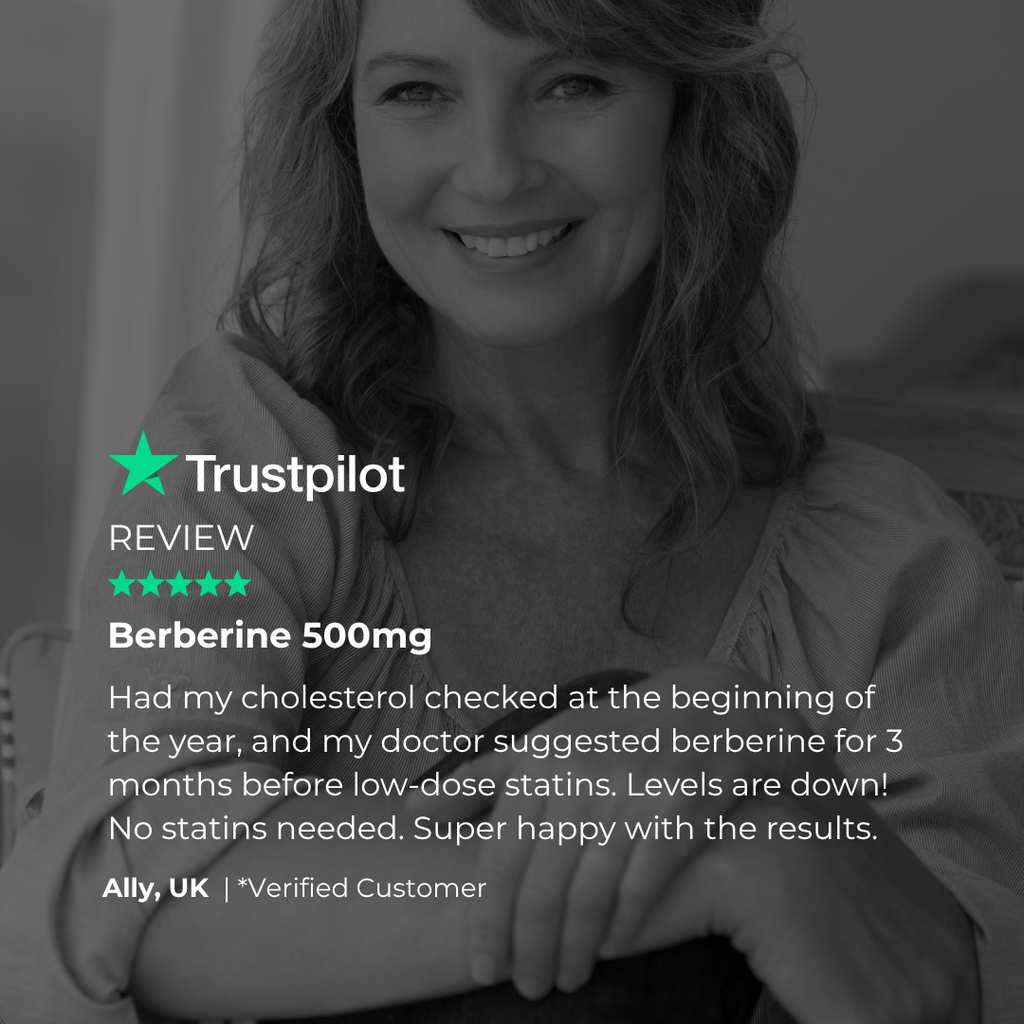 Charava UK — Berberine 500mg (Berberine HCL) Capsules