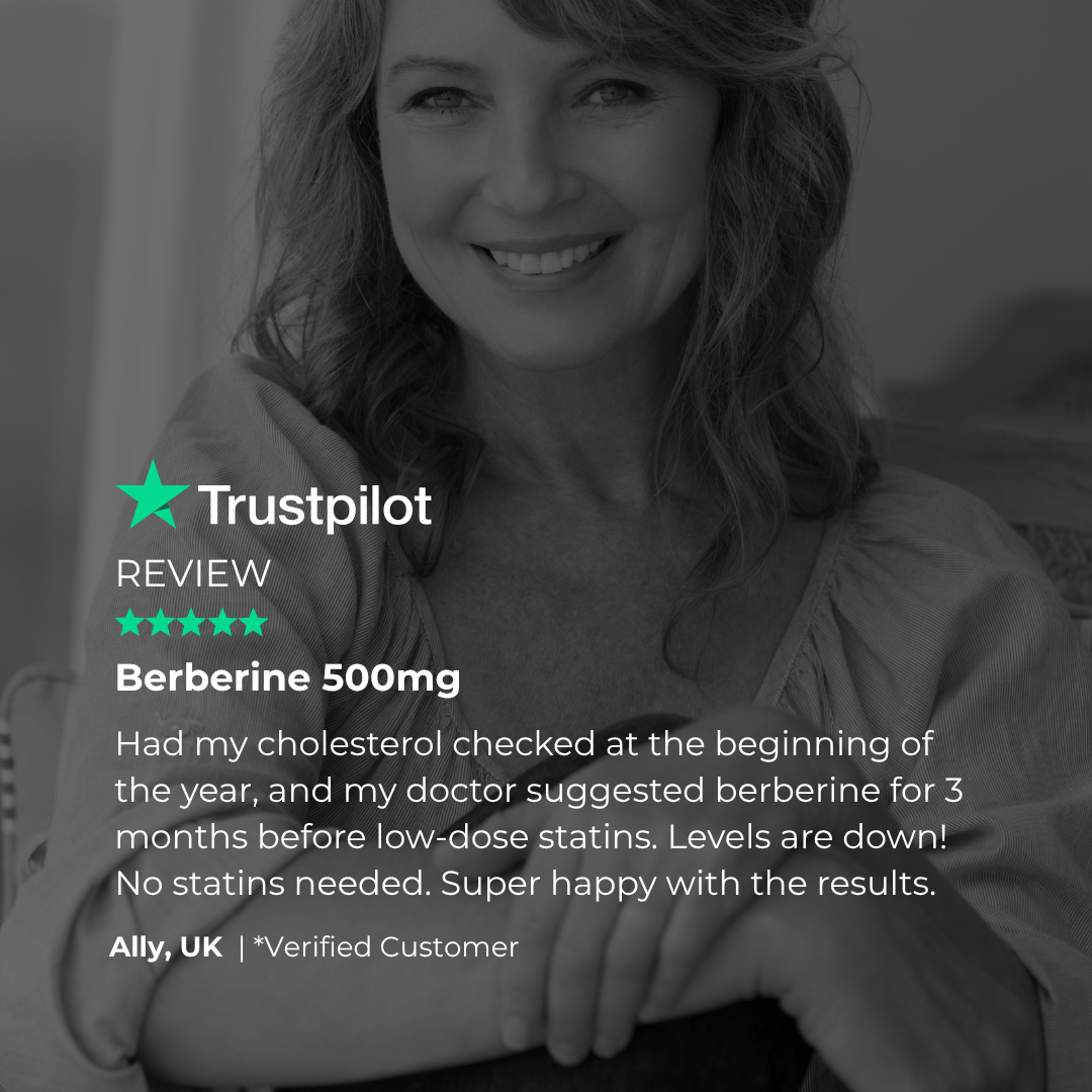 Charava UK — Berberine 500mg (Berberine HCL) Capsules