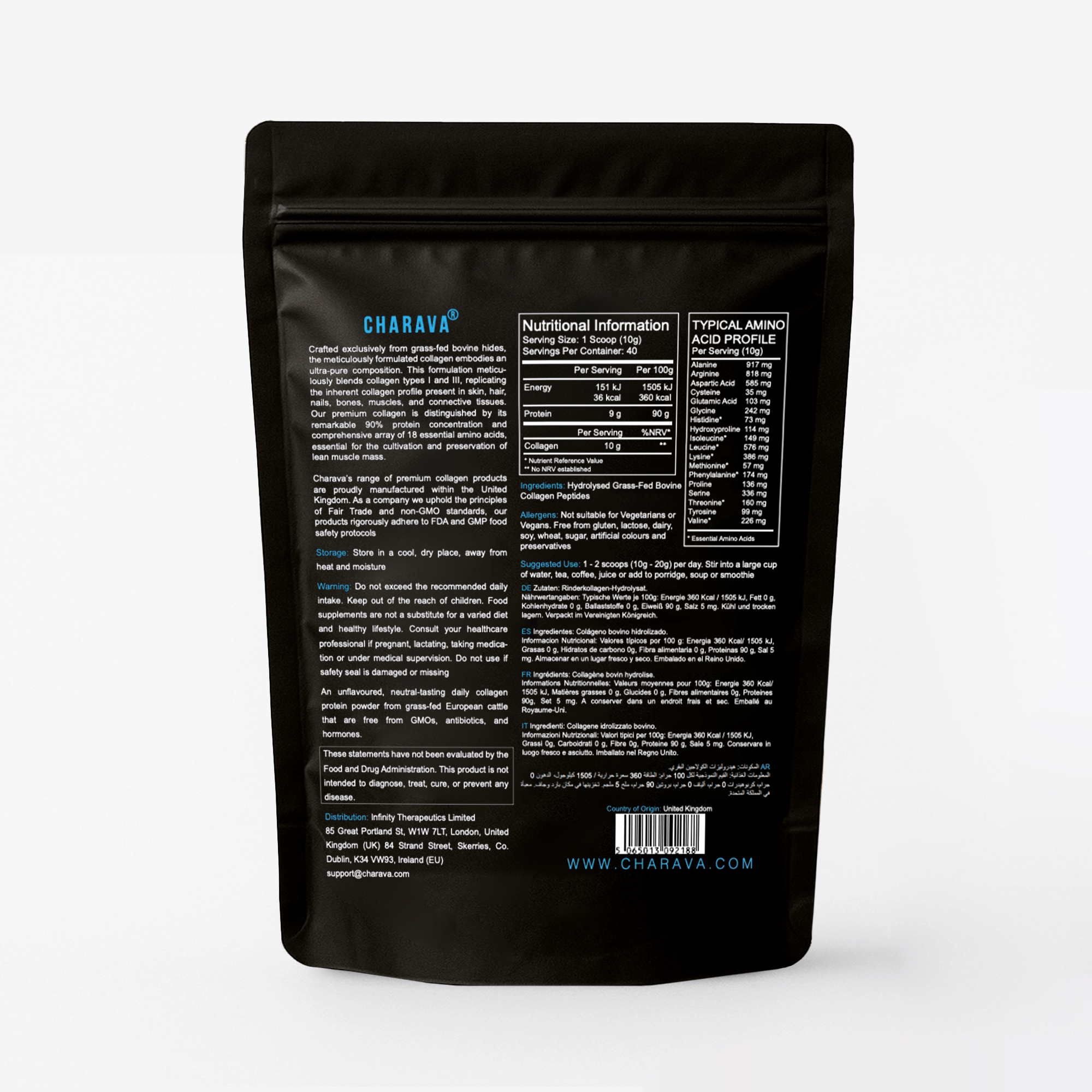 Charava UK — Collagen Peptides (Hydrolysed Collagen)