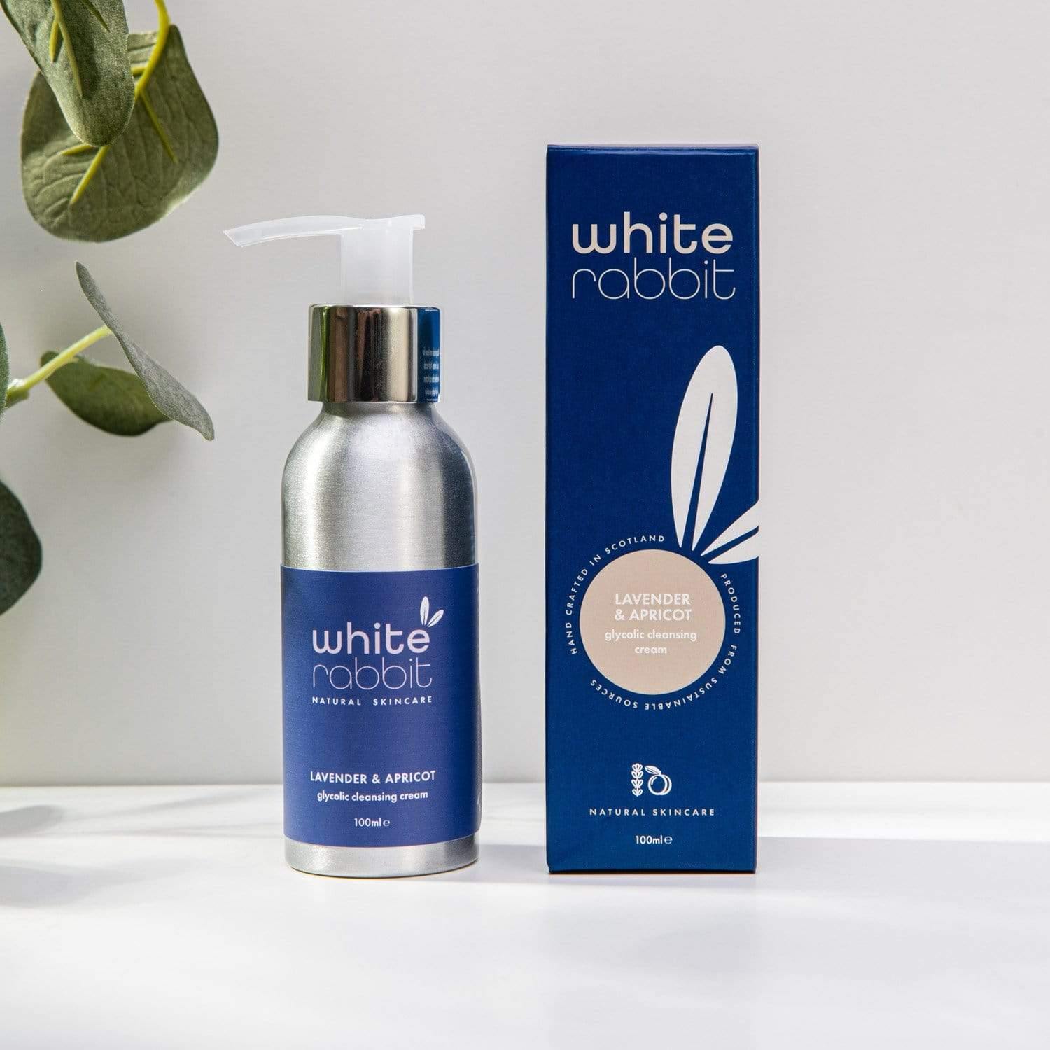 White Rabbit Skincare — Brightening Lavender & Apricot Glycolic Cream Cleanser