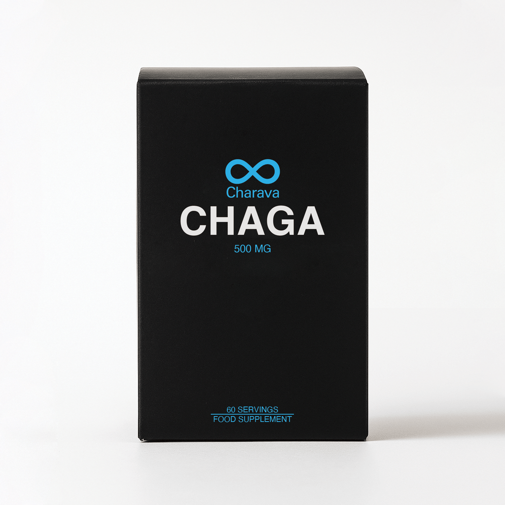 Charava UK — Chaga 500mg (Inonotus obliquus) Capsules