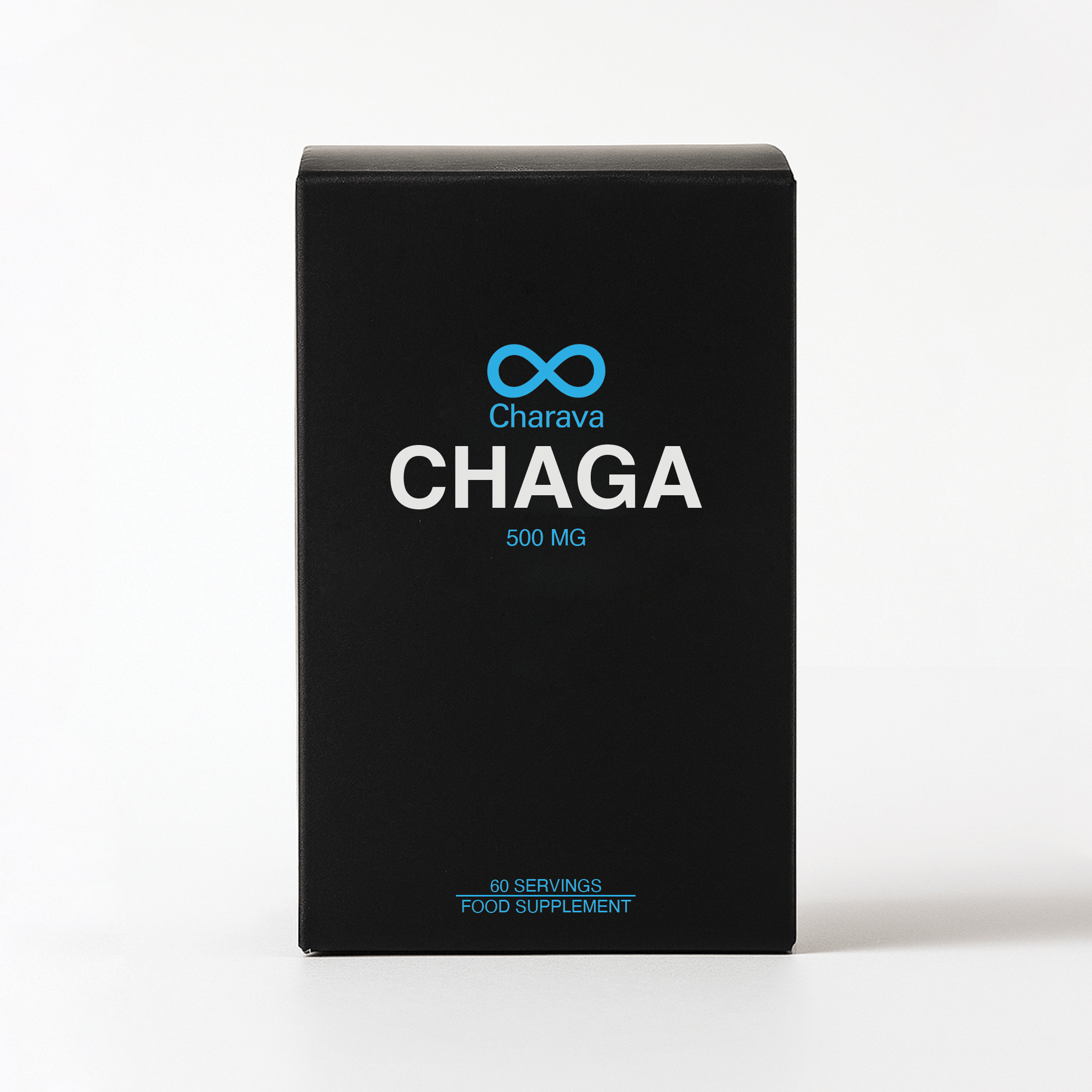 Charava UK — Chaga 500mg (Inonotus obliquus) Capsules