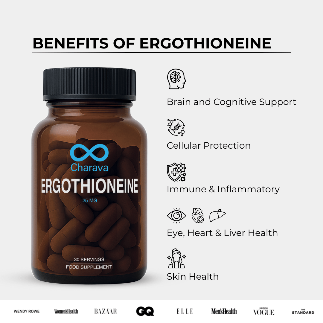 Charava UK — L-Ergothioneine 25mg Capsules