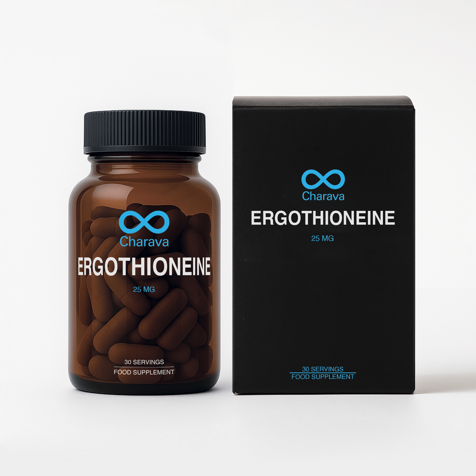 Charava UK — L-Ergothioneine 25mg Capsules