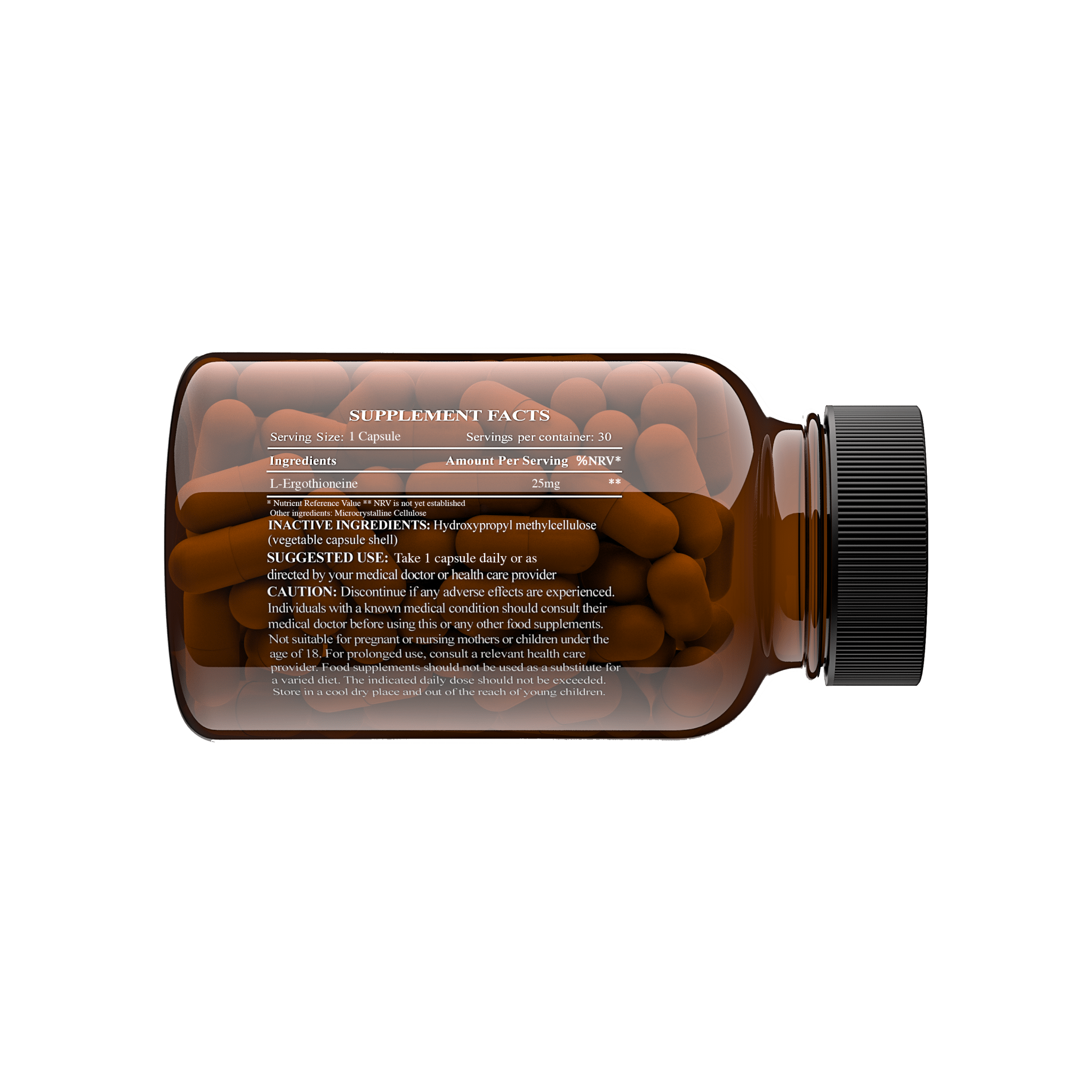 Charava UK — L-Ergothioneine 25mg Capsules