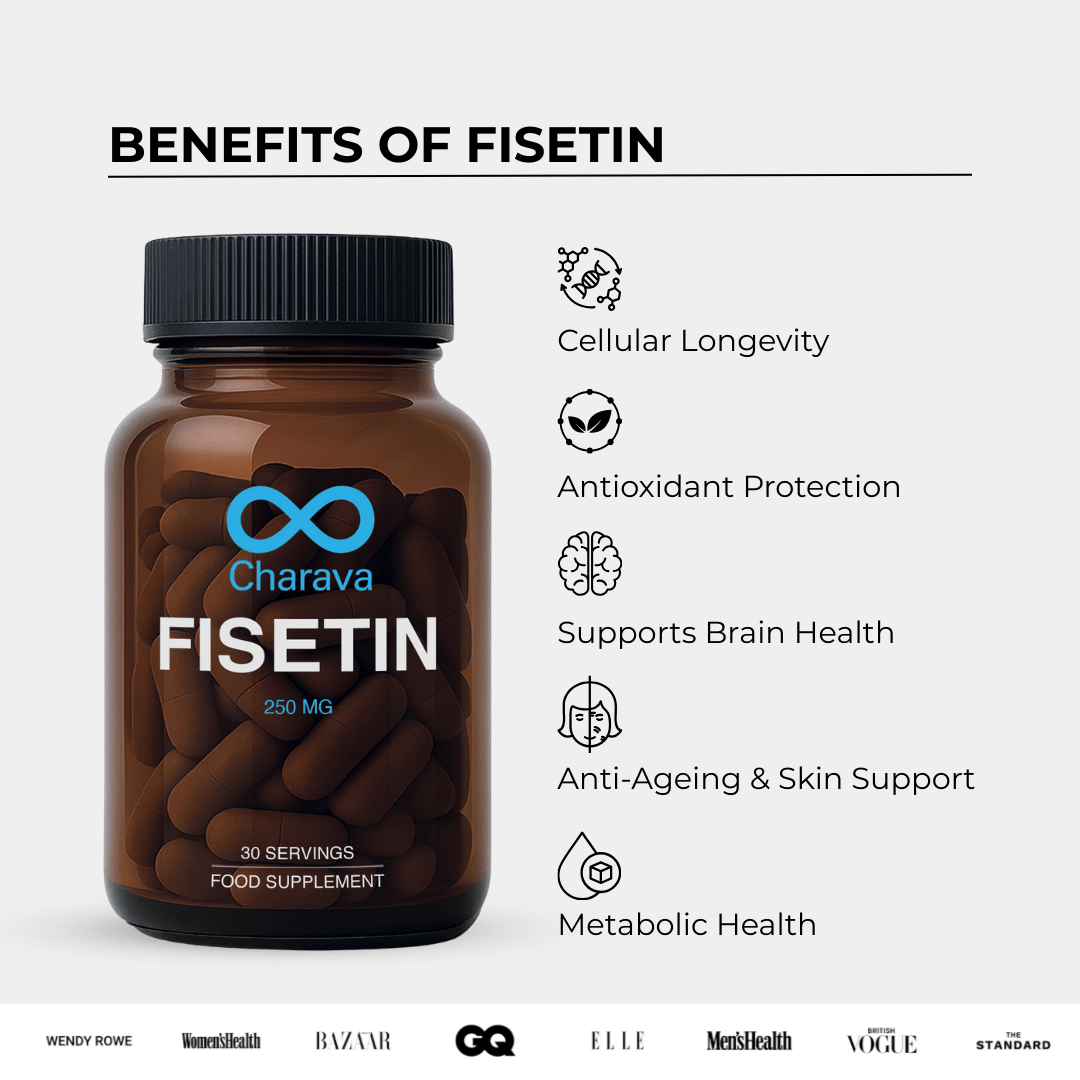 Charava UK — Fisetin 250mg Capsules