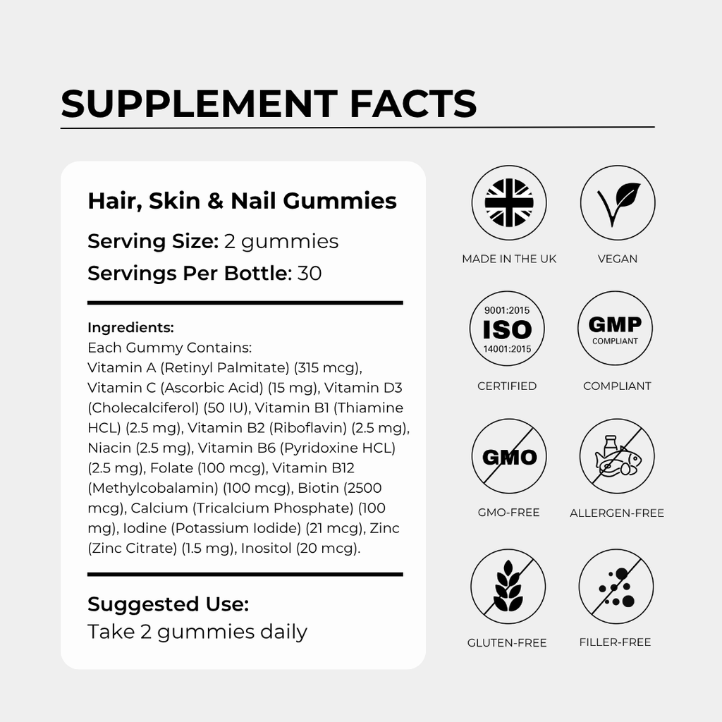 Charava UK — Hair, Skin & Nails Gummies