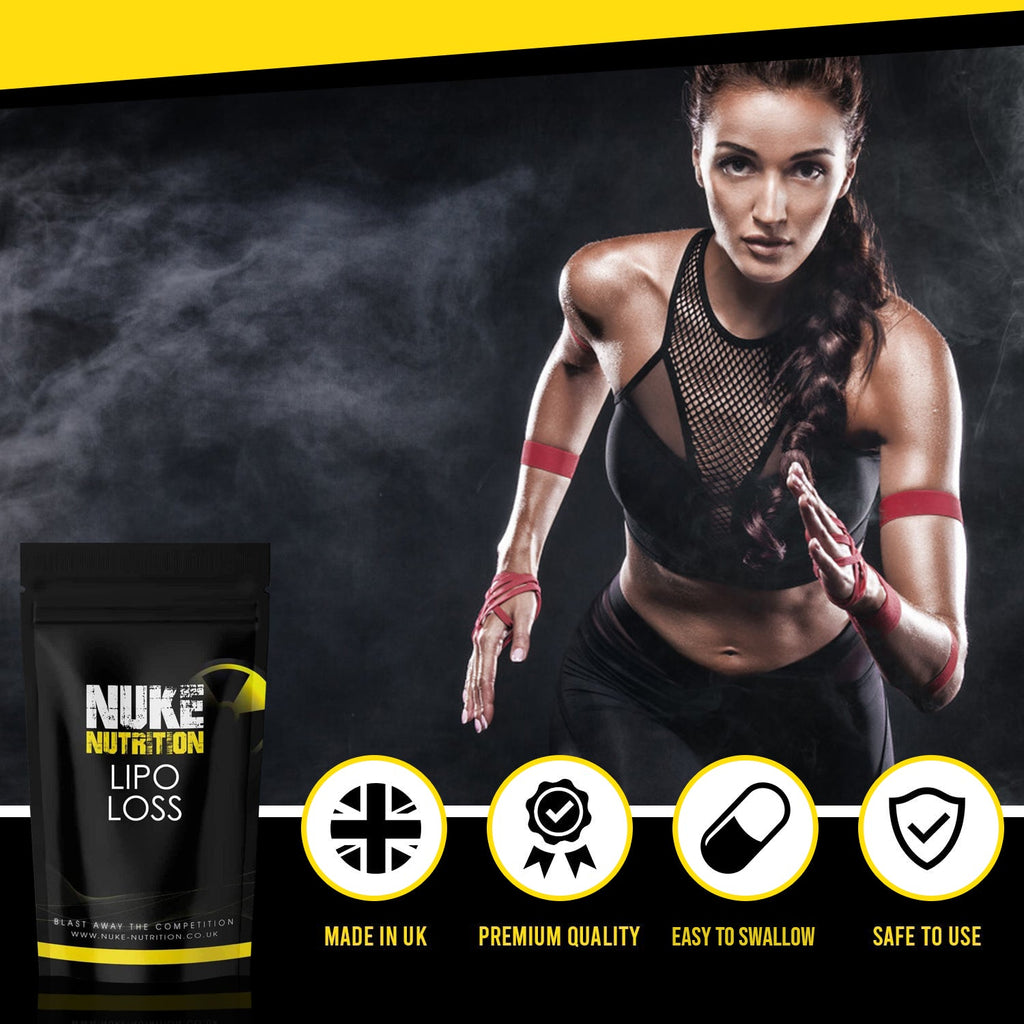 Nuke Nutrition — Lipo Loss Capsules (Caffeine + Green Tea + Acai + Korean Ginseng)