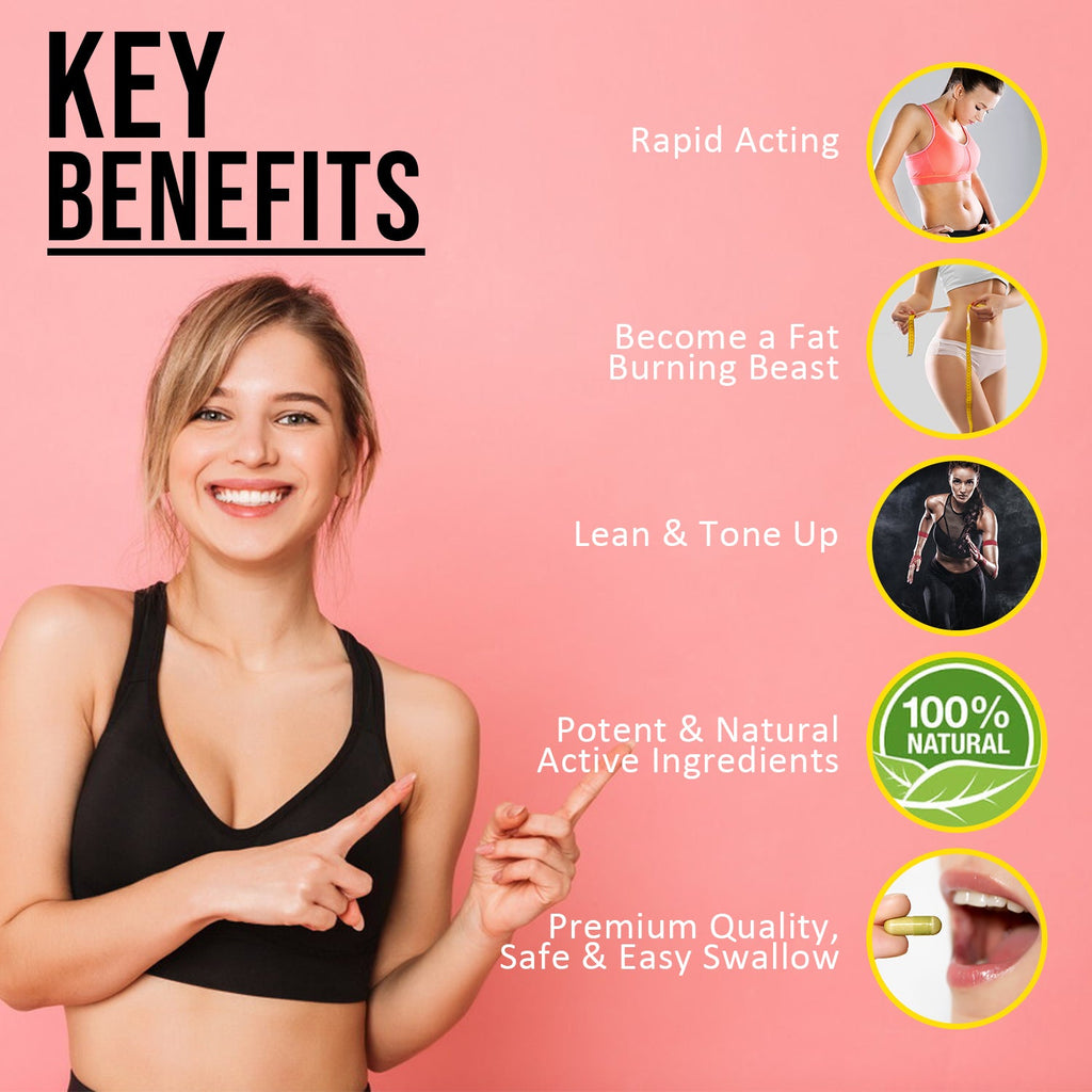 Nuke Nutrition — Lipo Loss Capsules (Caffeine + Green Tea + Acai + Korean Ginseng)