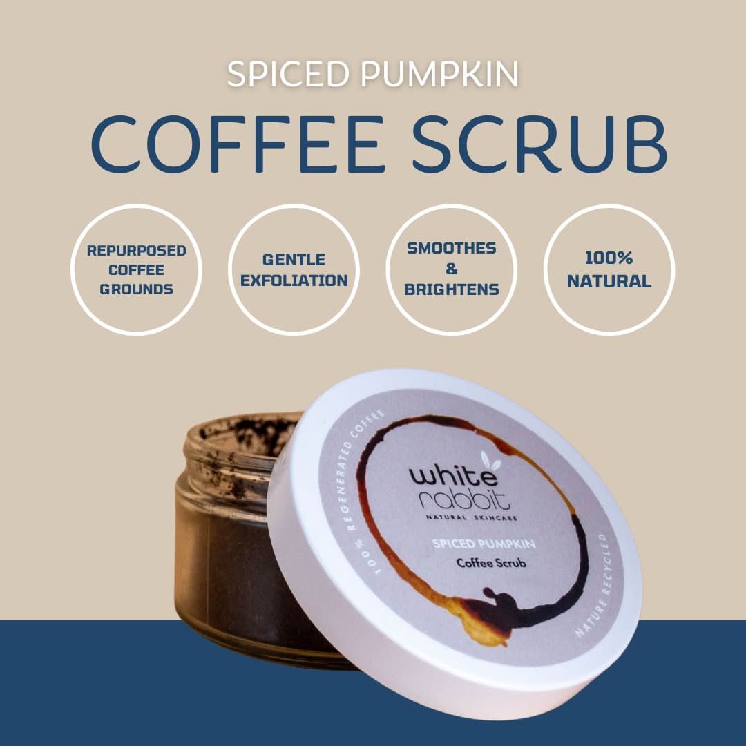 White Rabbit Skincare — Spiced Pumpkin Face & Body Coffee Scrub