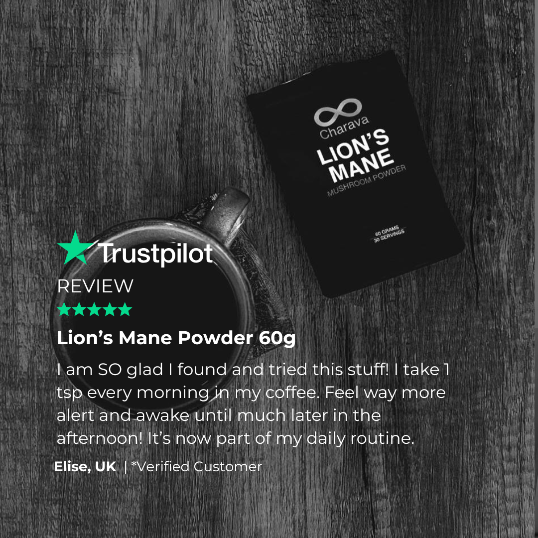 Charava UK — Lion’s Mane Powder (Hericium erinaceus)