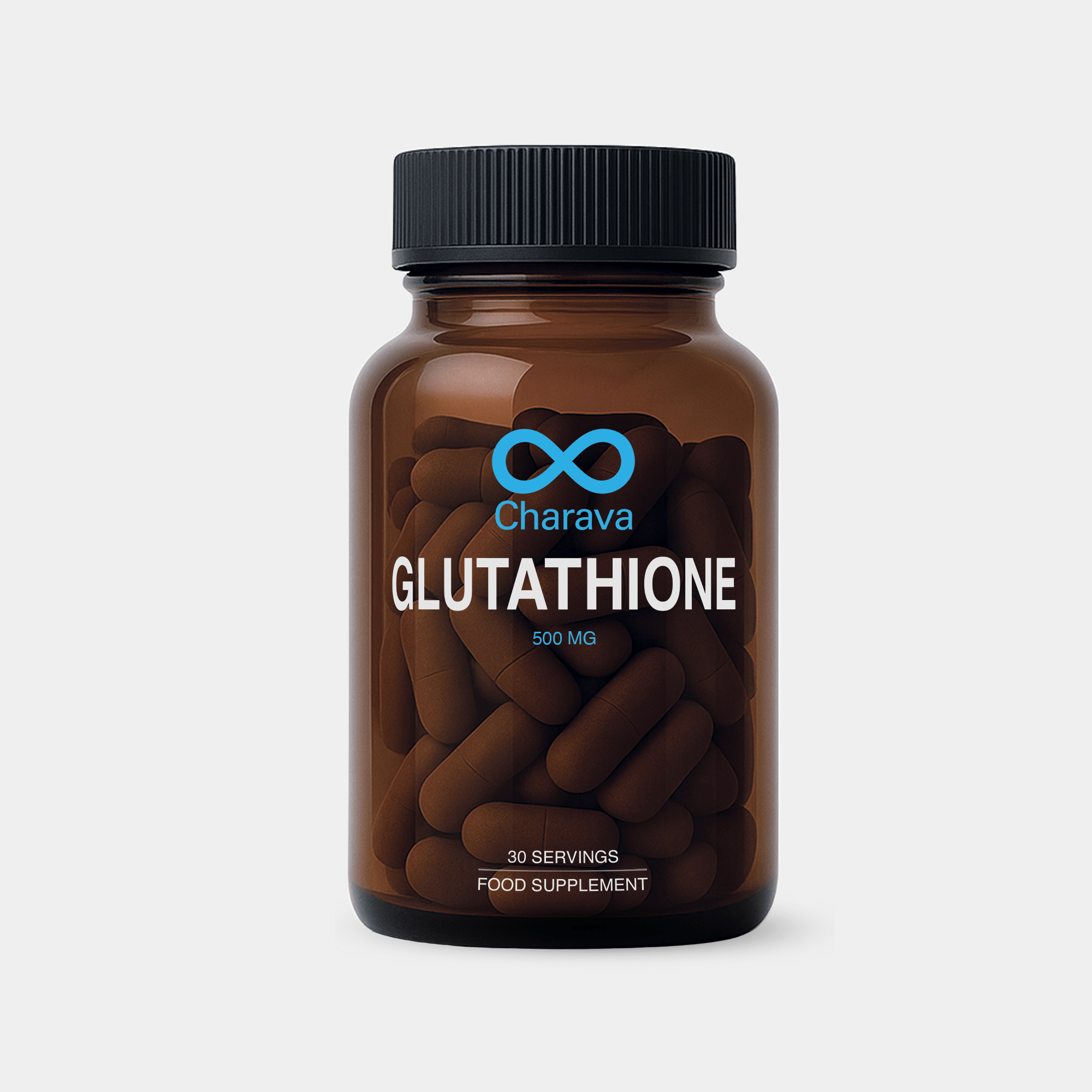 Charava UK — L-Glutathione 500mg (Liposomal) Capsules