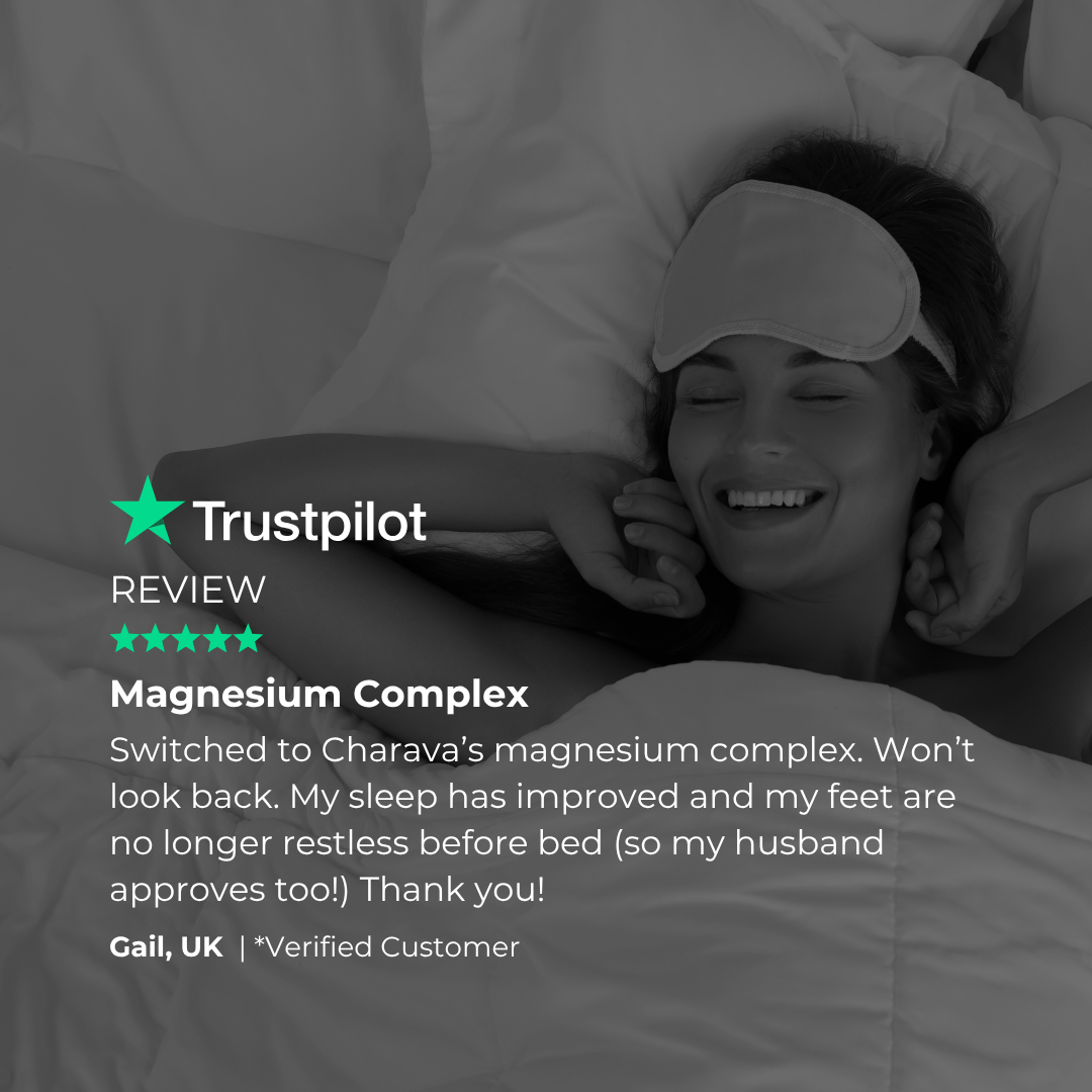 Charava UK — Magnesium Complex (Citrate + Glycinate + Malate) + Zinc + Vitamin D3