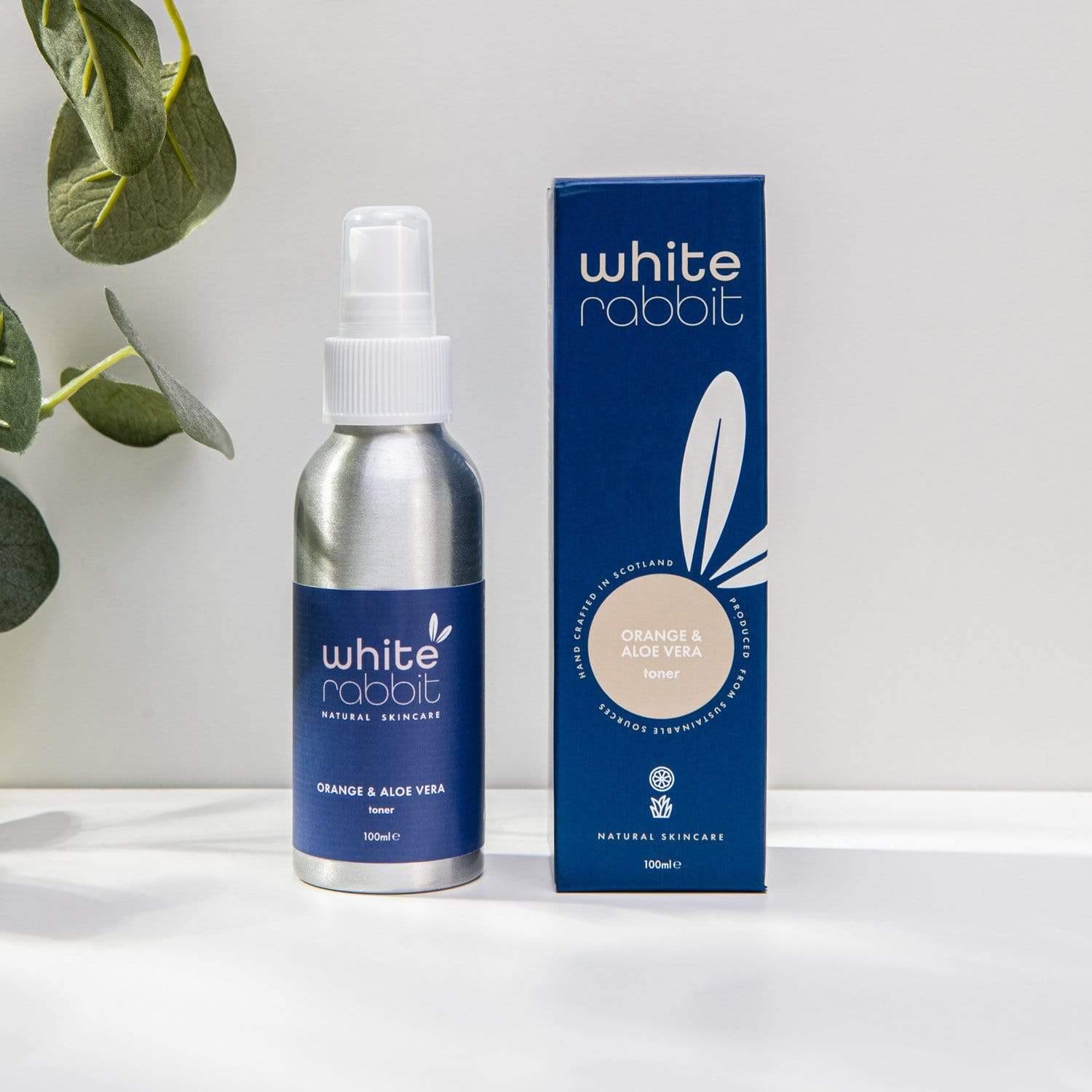 White Rabbit - Orange Blossom & Aloe Vera Reviving Skincare Toner (100ml)