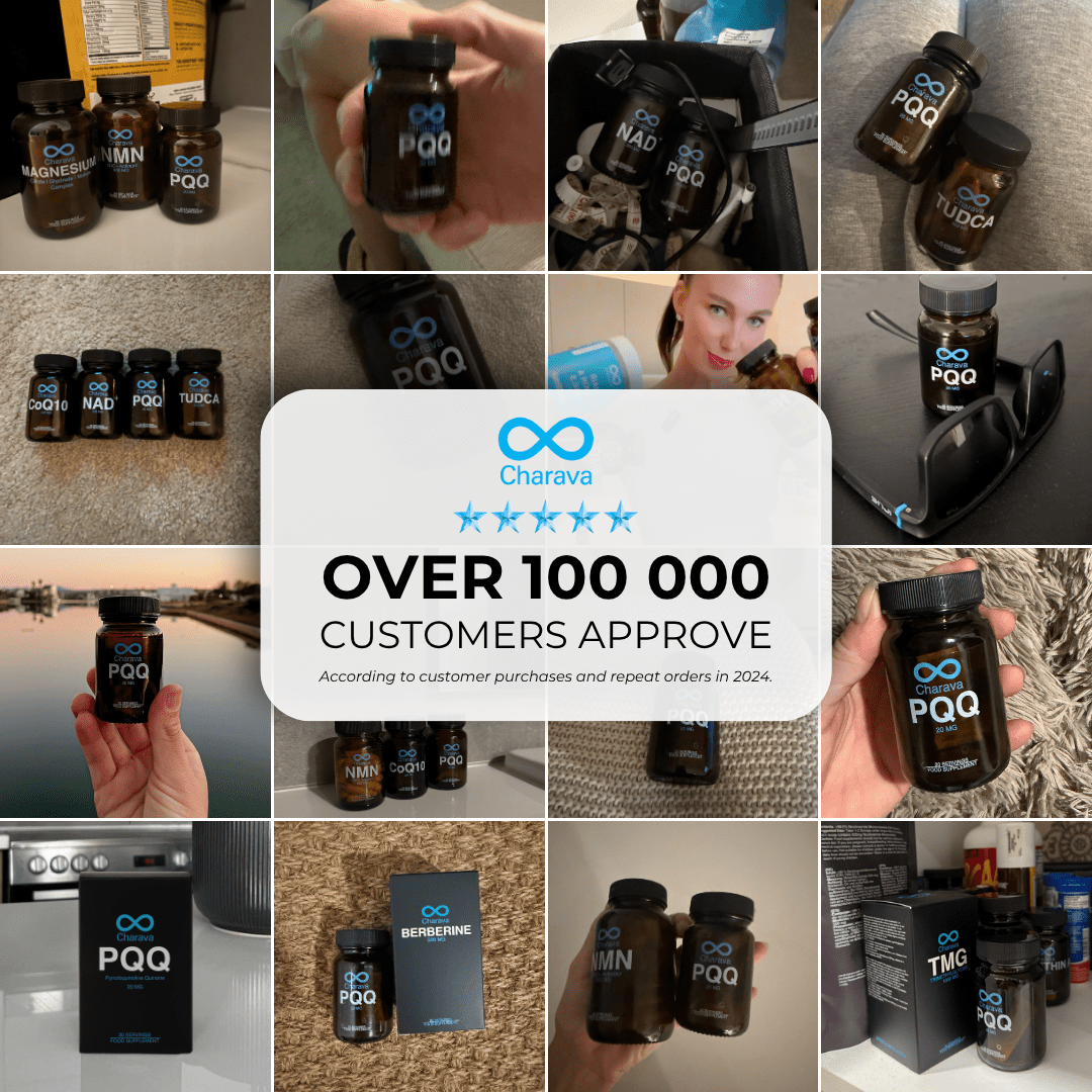 Charava UK — PQQ 20mg Capsules (Pyrroloquinoline Quinone)