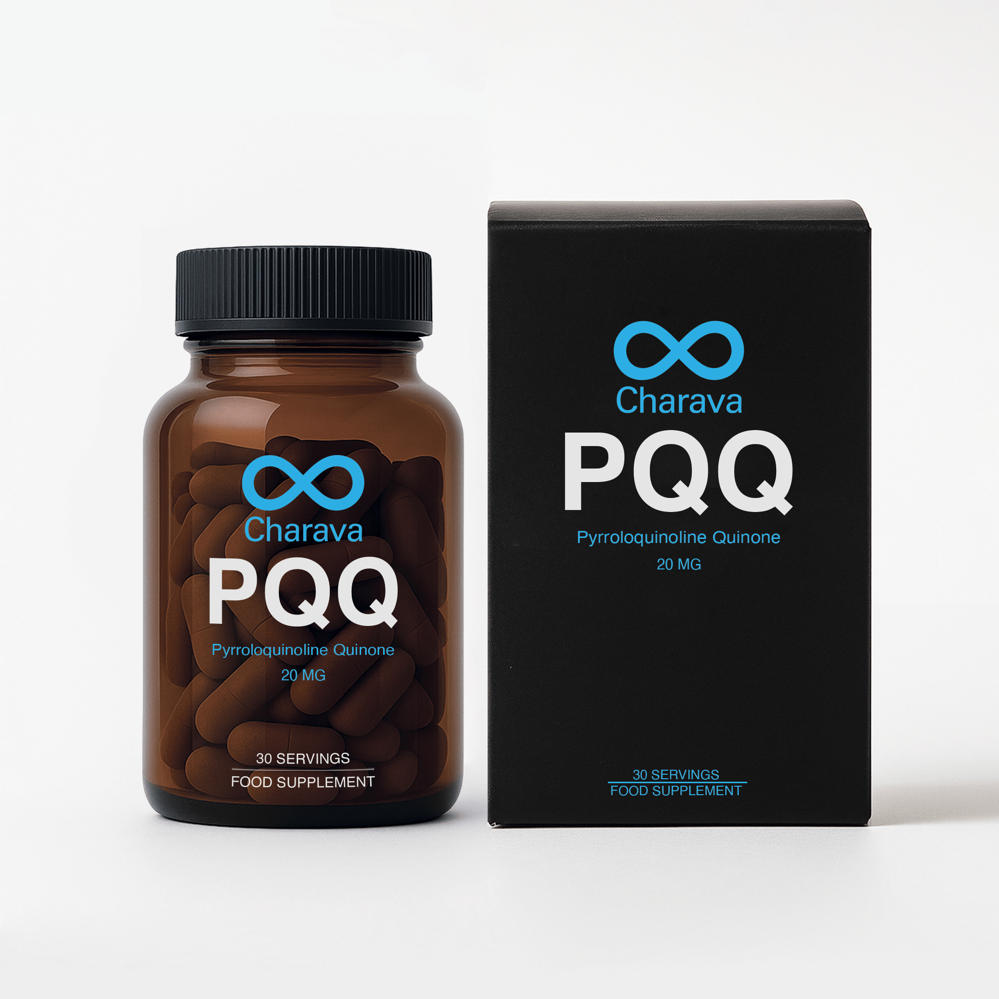 Charava UK — PQQ 20mg Capsules (Pyrroloquinoline Quinone)