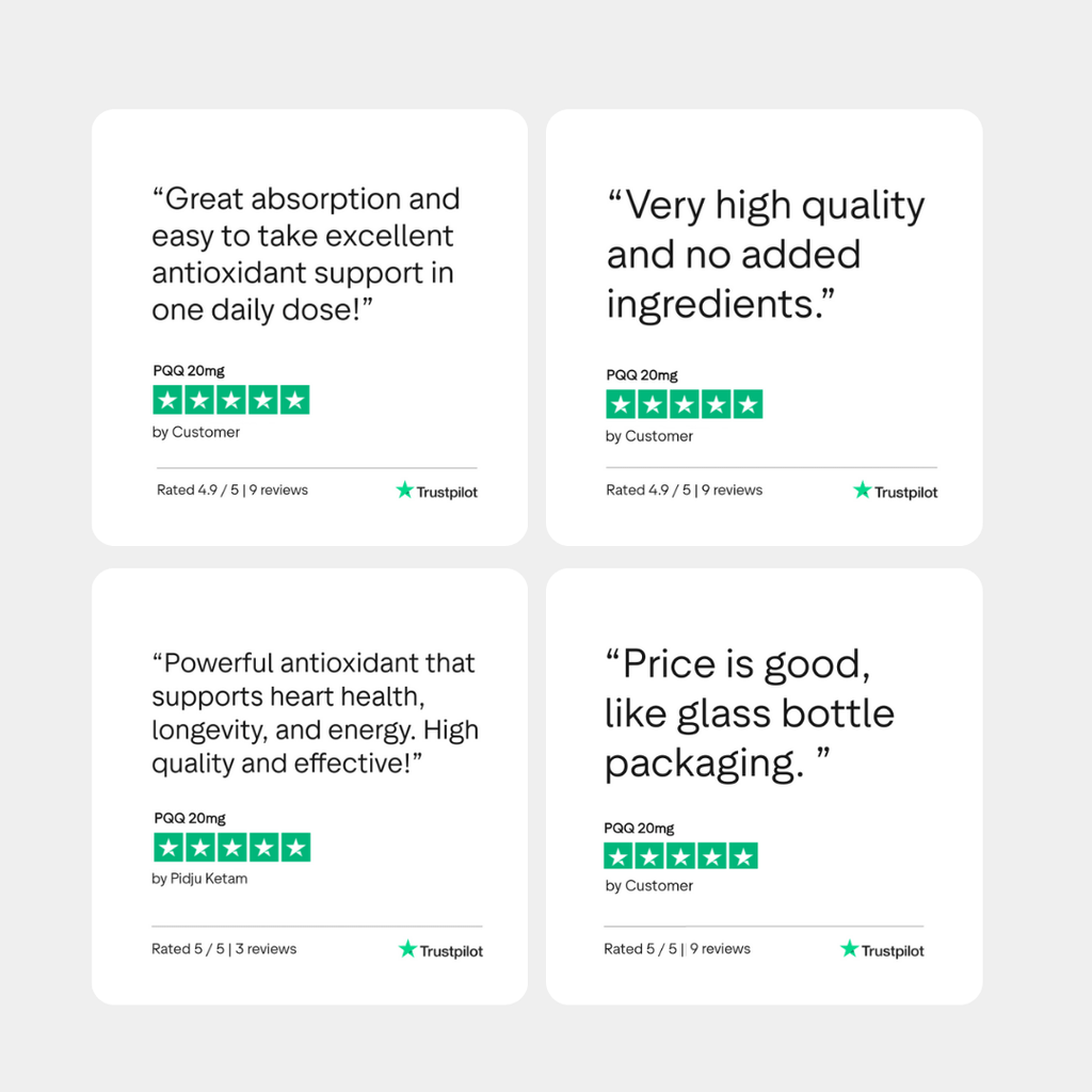 Charava UK — PQQ 20mg Capsules (Pyrroloquinoline Quinone)