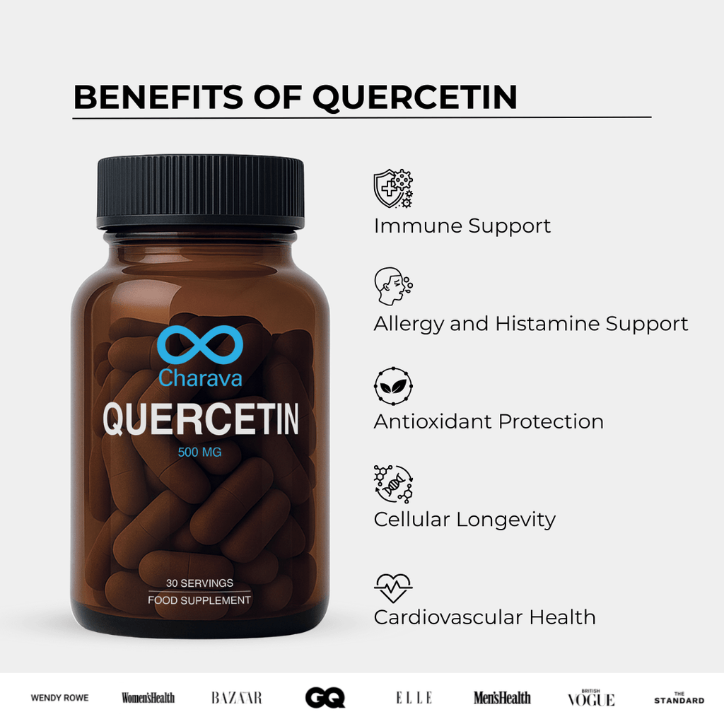 Charava UK — Quercetin 500mg Capsules
