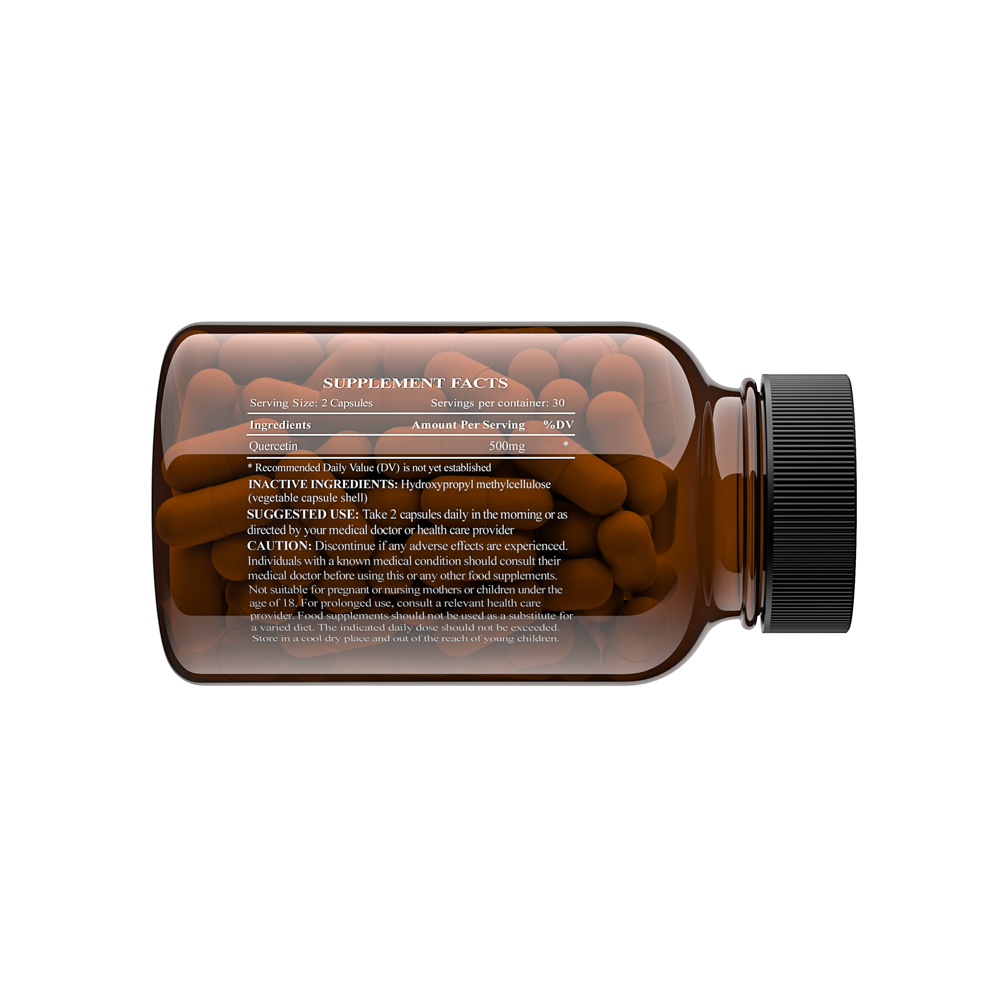 Charava UK — Quercetin 500mg Capsules