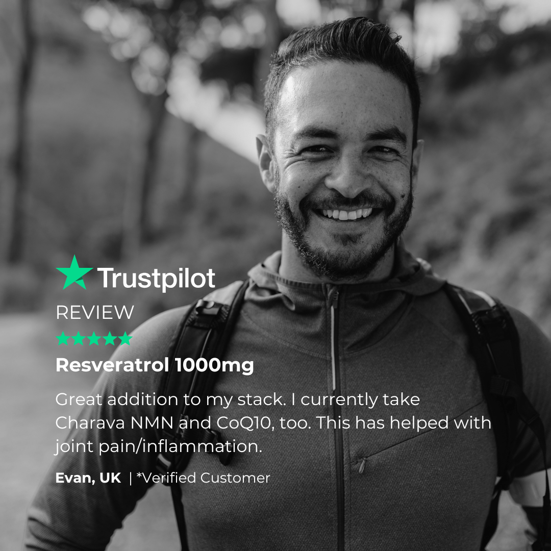 Charava UK — Resveratrol 1000mg (Trans-Resveratrol) Capsules