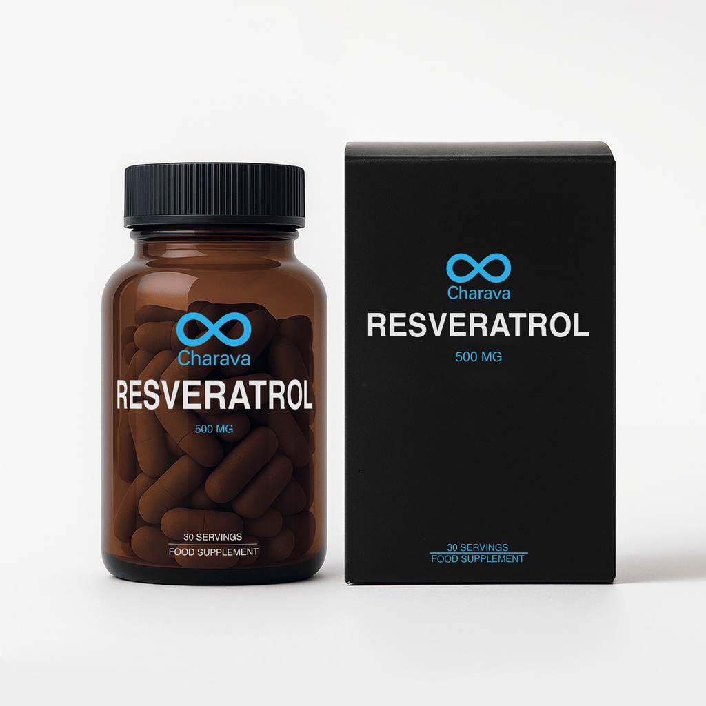 Charava UK — Resveratrol 500mg (Trans-Resveratrol) Capsules
