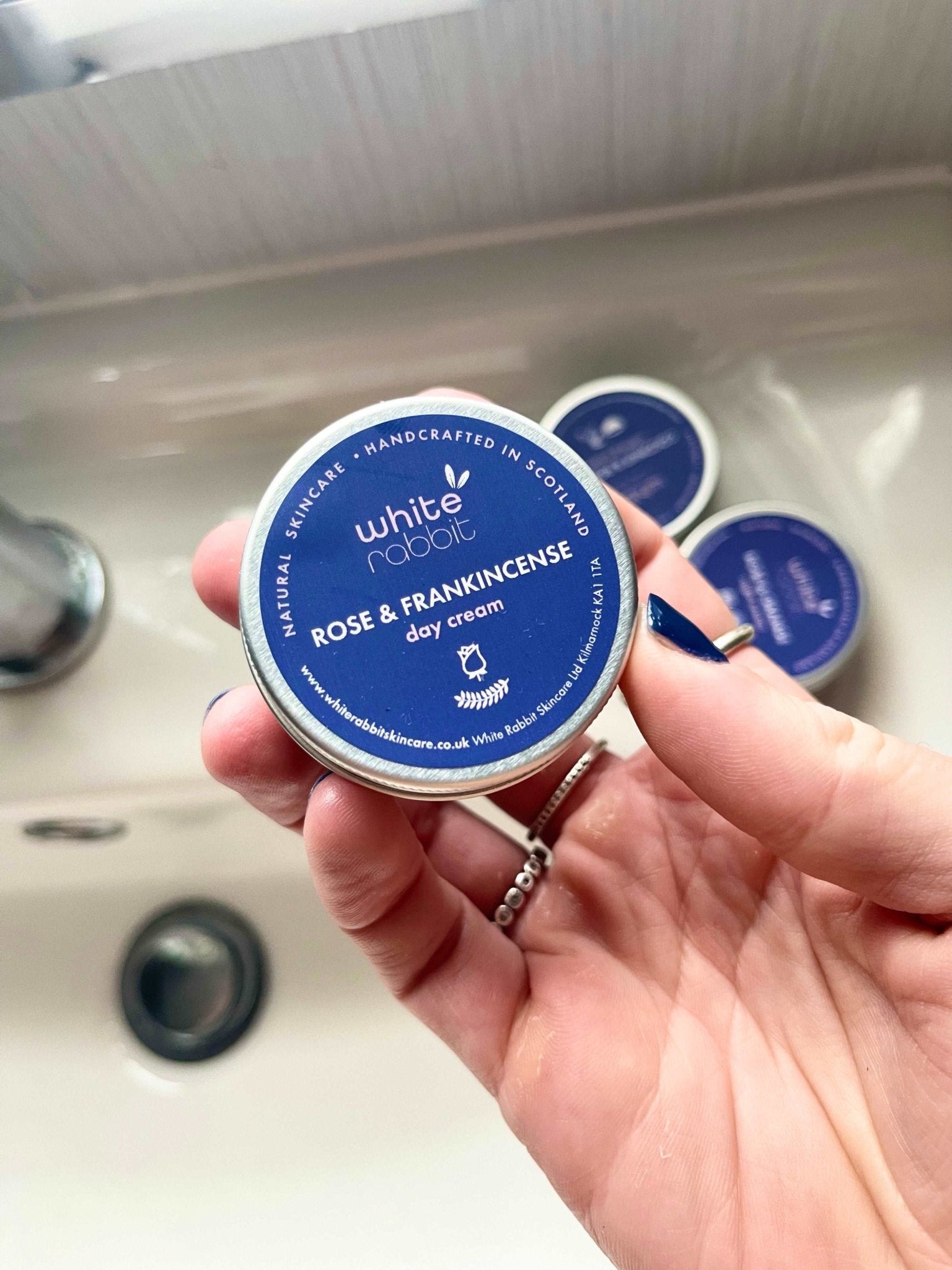 White Rabbit - Rose & Frankincense Revitalising Day Cream - travel size 30ml