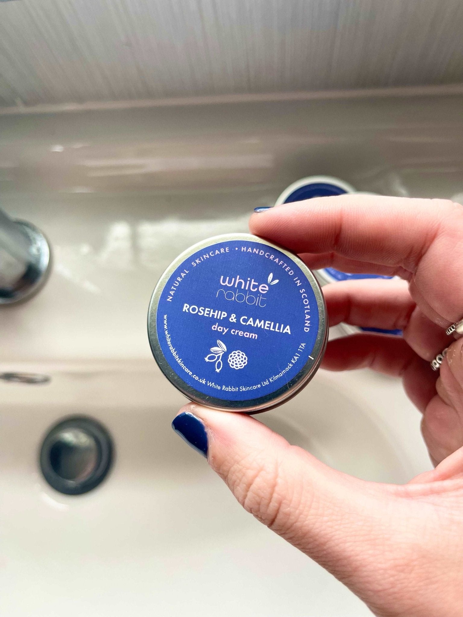 White Rabbit Skincare — Rosehip & Camellia Day Cream (Sensitive Skin Moisturiser) 30ml