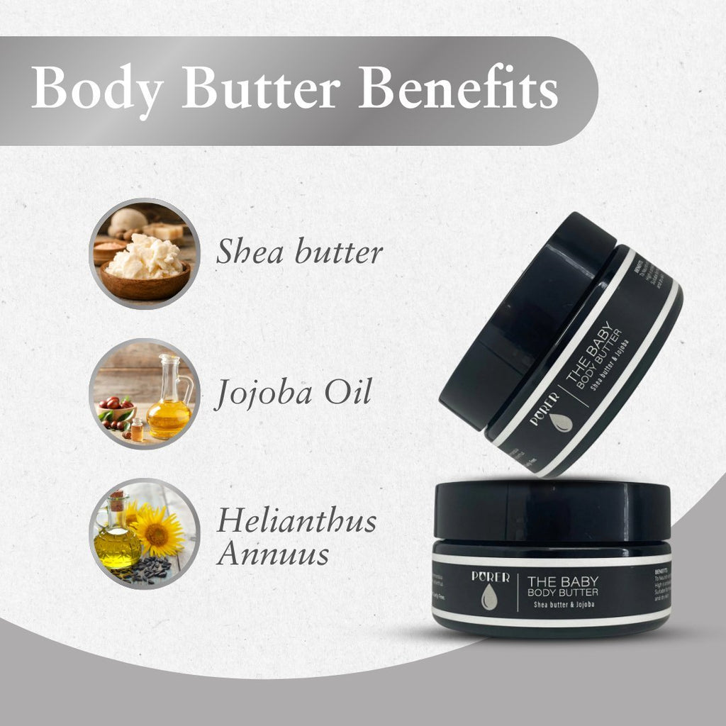 BePurer — Shea + Jojoba Body Butter (Fragrance-Free)